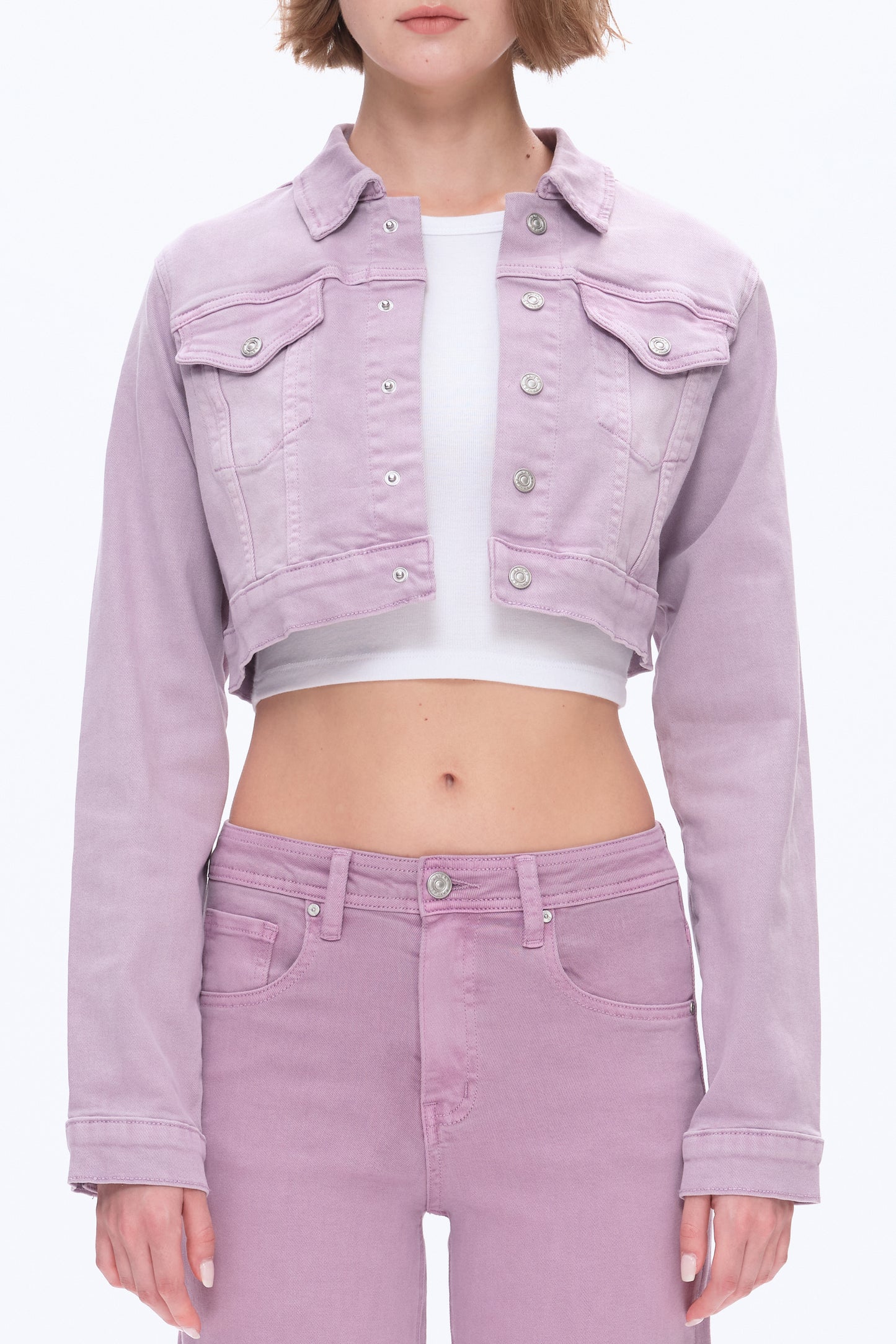 FLORA CROPPED JACKETS BYJ9034 (BYHE123) PURPLE