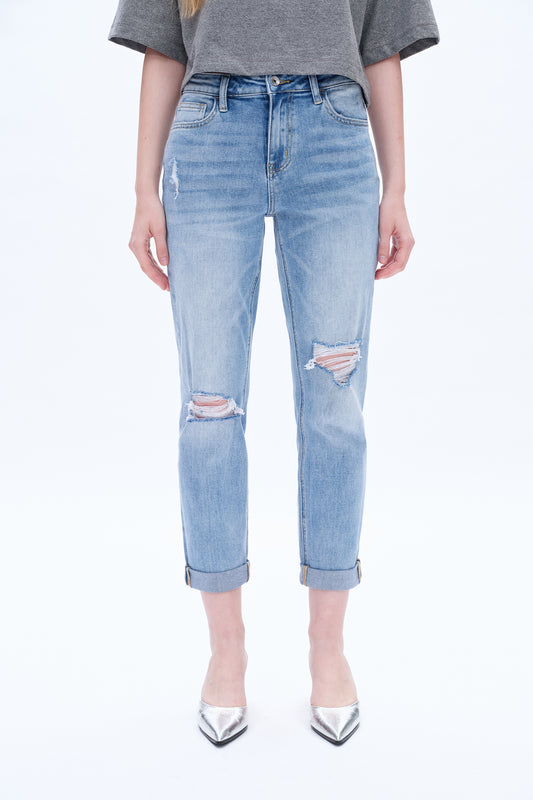 HIGH RISE RELAXED BOYFRIEND JEANS BYM3053 SOUTHERN