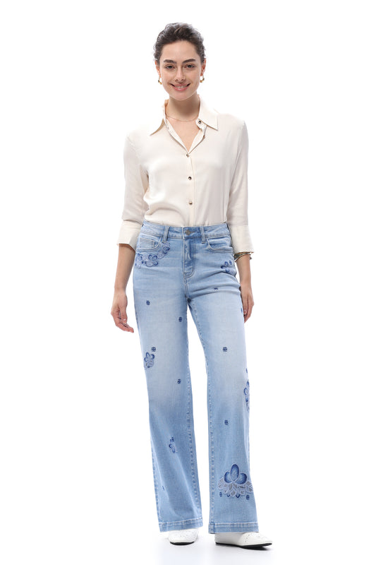 DUBLIN MID RISE STRAIGHT JEANS