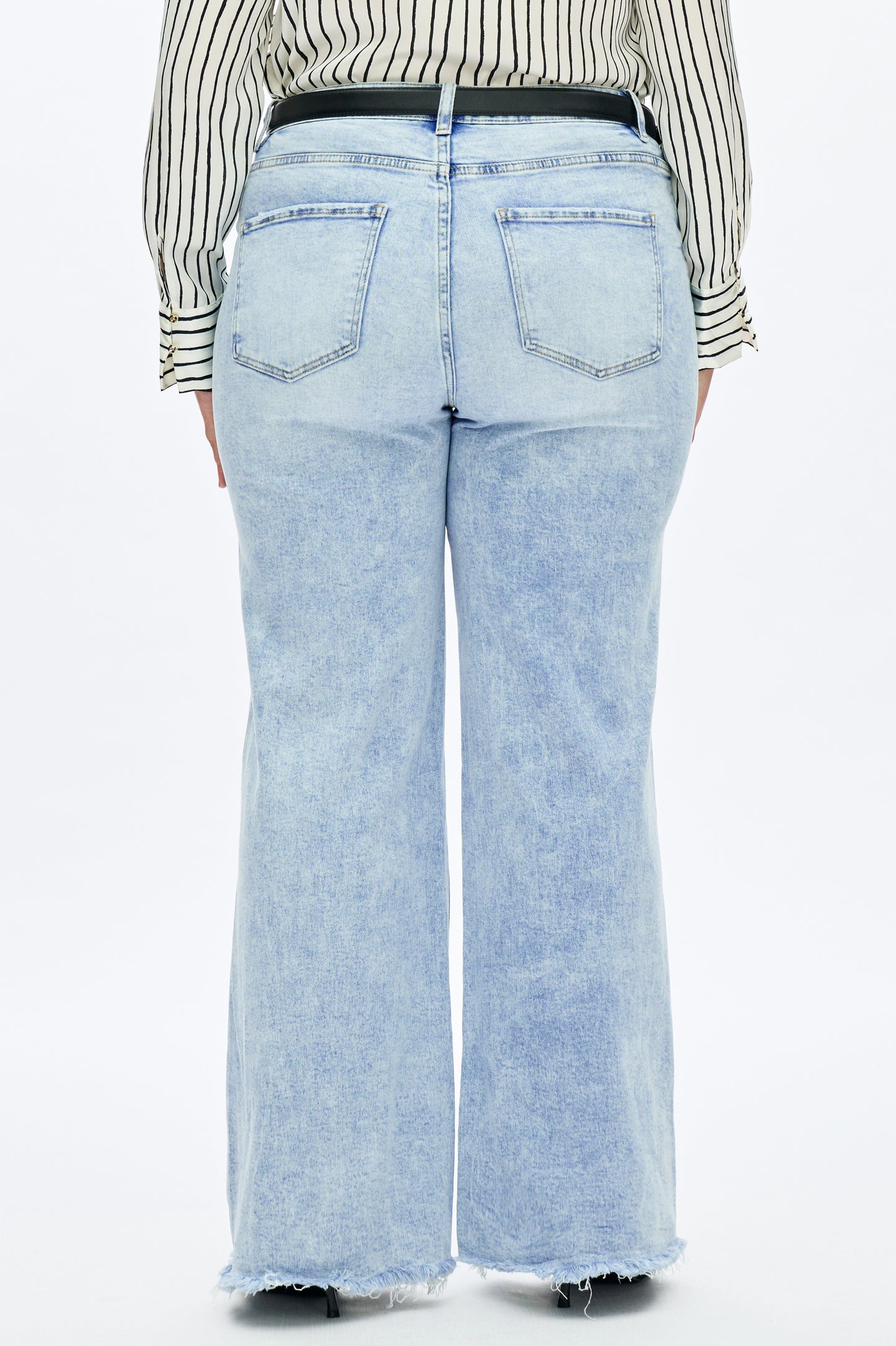 PLUS BETH HIGH RISE WIDE LEG