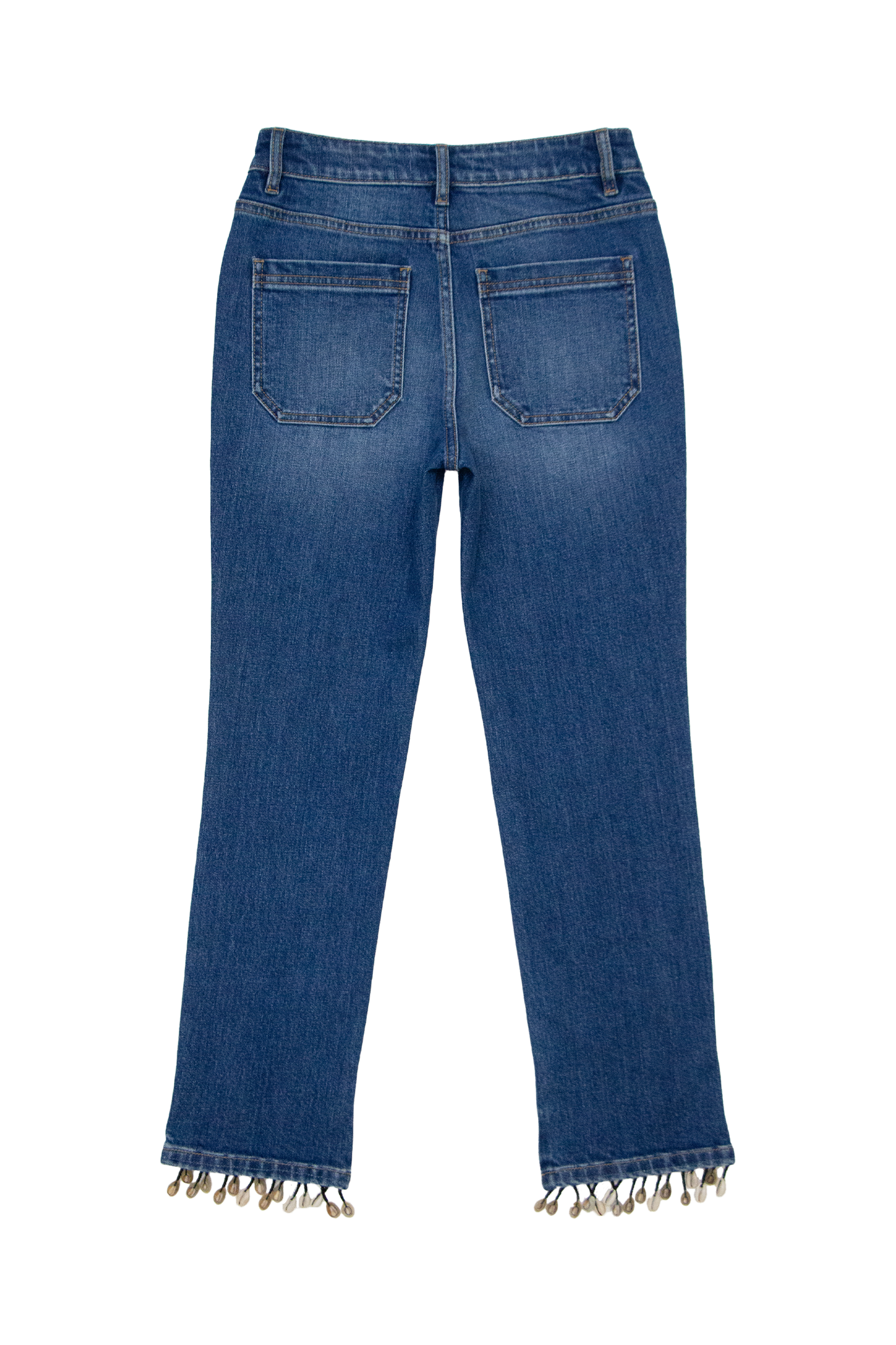 MID RISE STRAIGHT DENIM JEANS BYT5289 (DJFGM020) MEDIUM BLUE