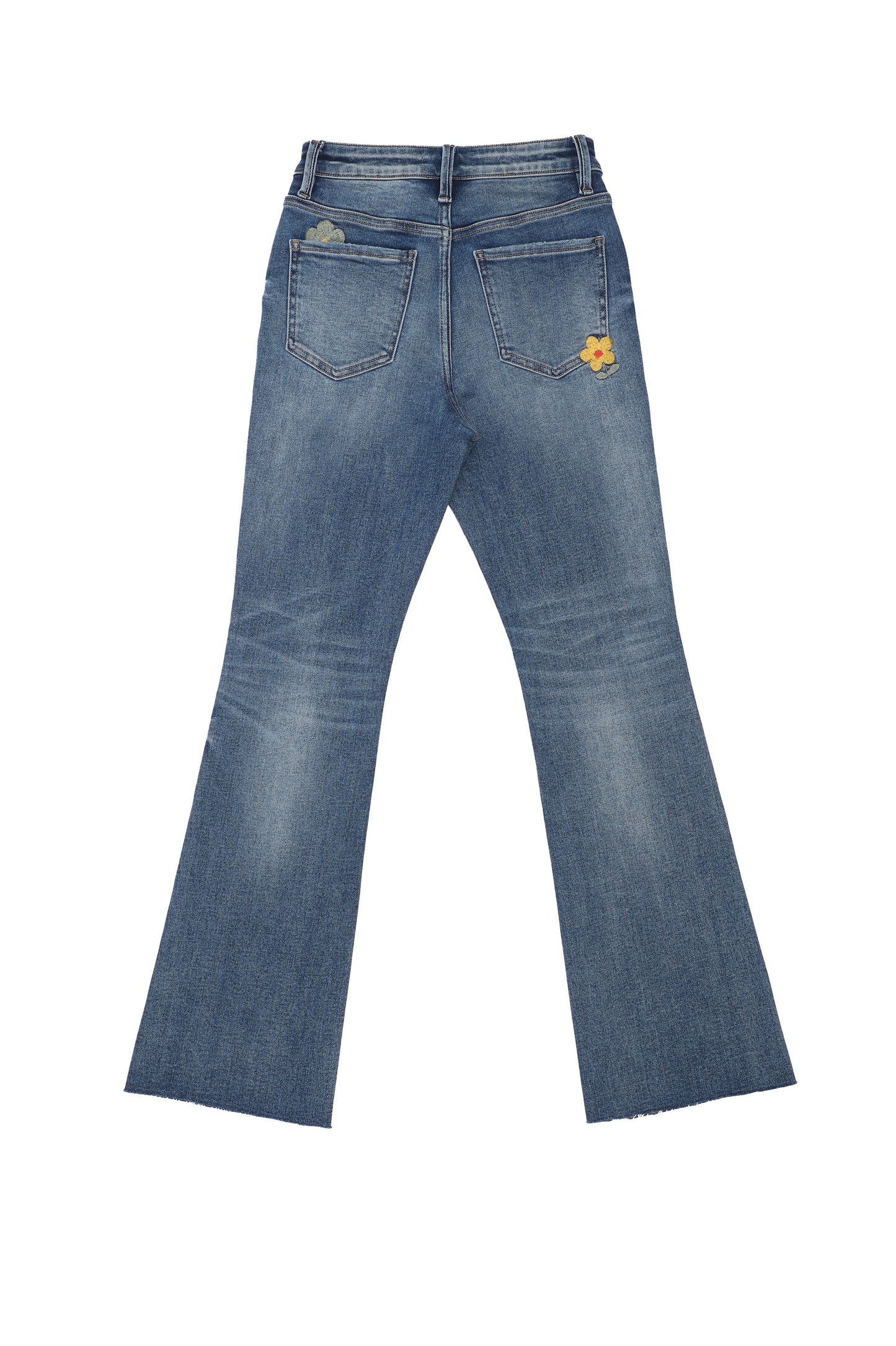 FLORA MID RISE BOOTCUT BYF1221 (BYMJ304) MEDIUM BLUE