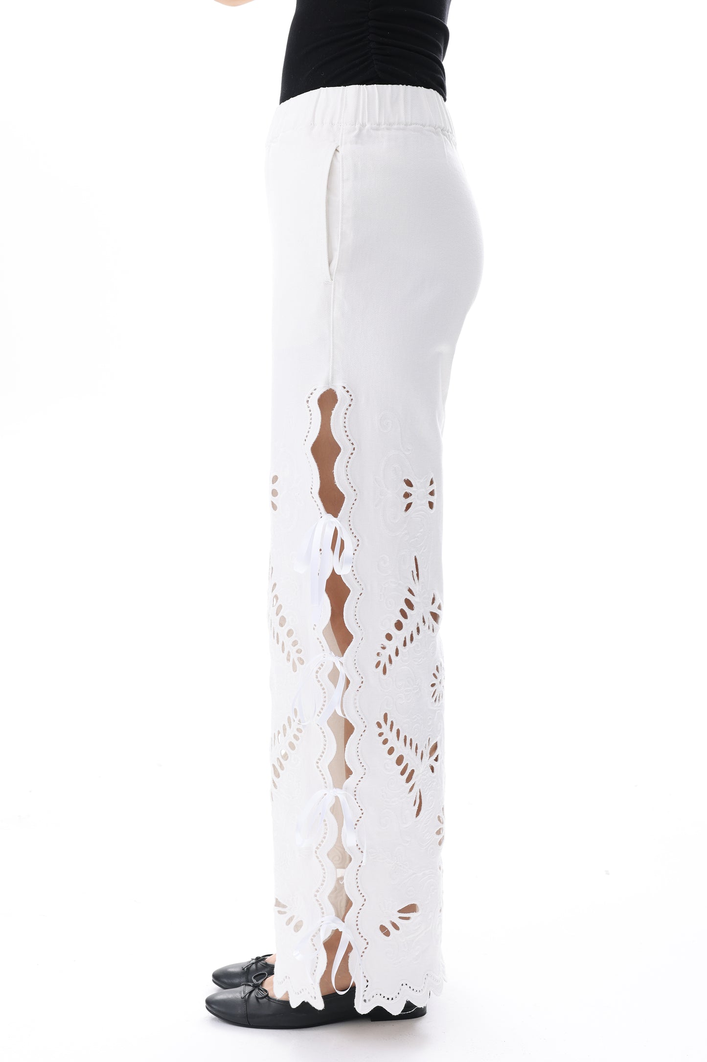 NEW YORK HIGH RISE WIDE LEG FULL PANTS BYW8435