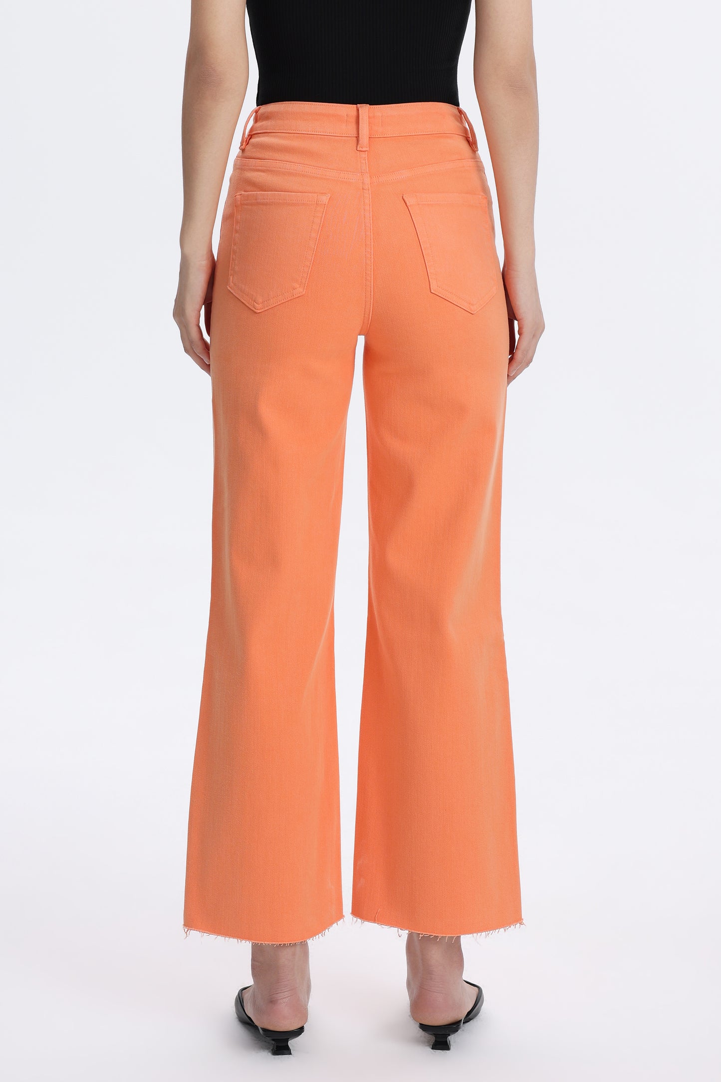 HIGH RISE WIDE LEG BYW8015 ORANGE