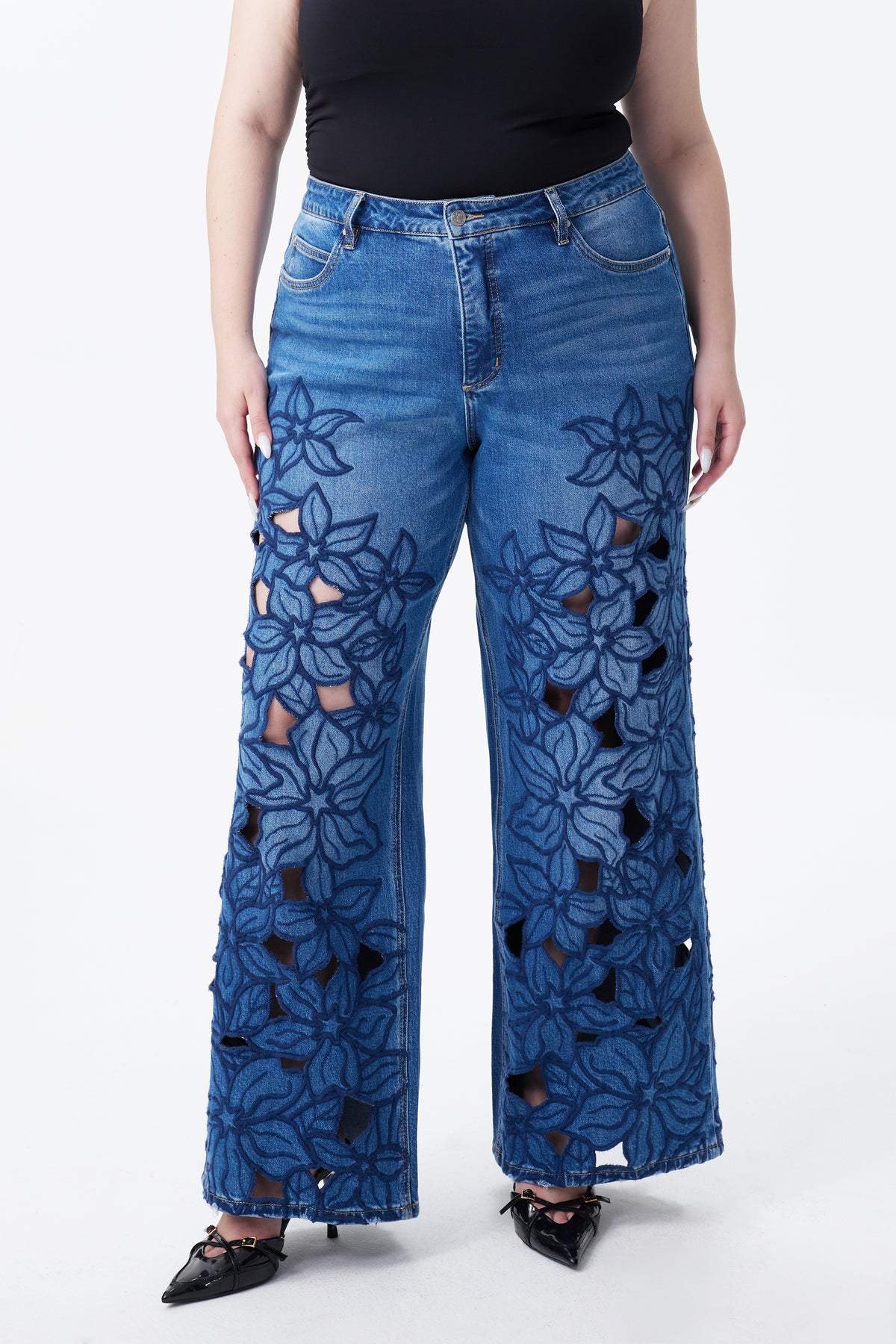 PLUS HIGH RISE WIDE LEG
