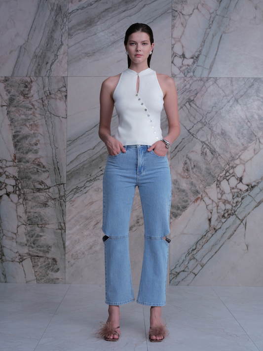 TOKYO SUPER HIGH RISE BARREL ANKLE JEANS BYOX076