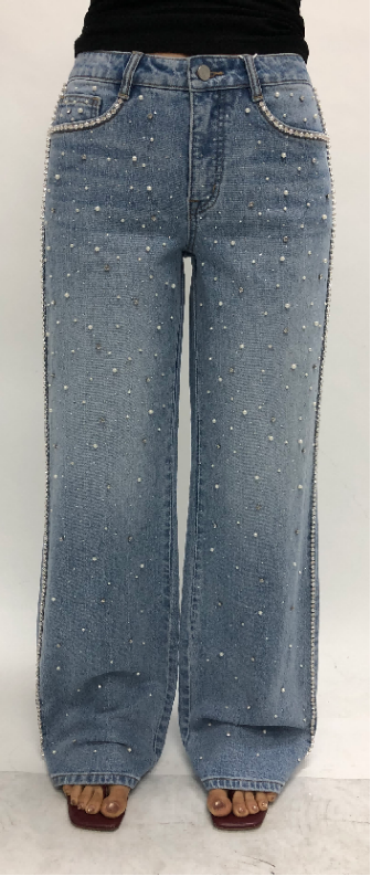 NEW YORK MID RISE WIDE LEG TALL JEANS BYW8419