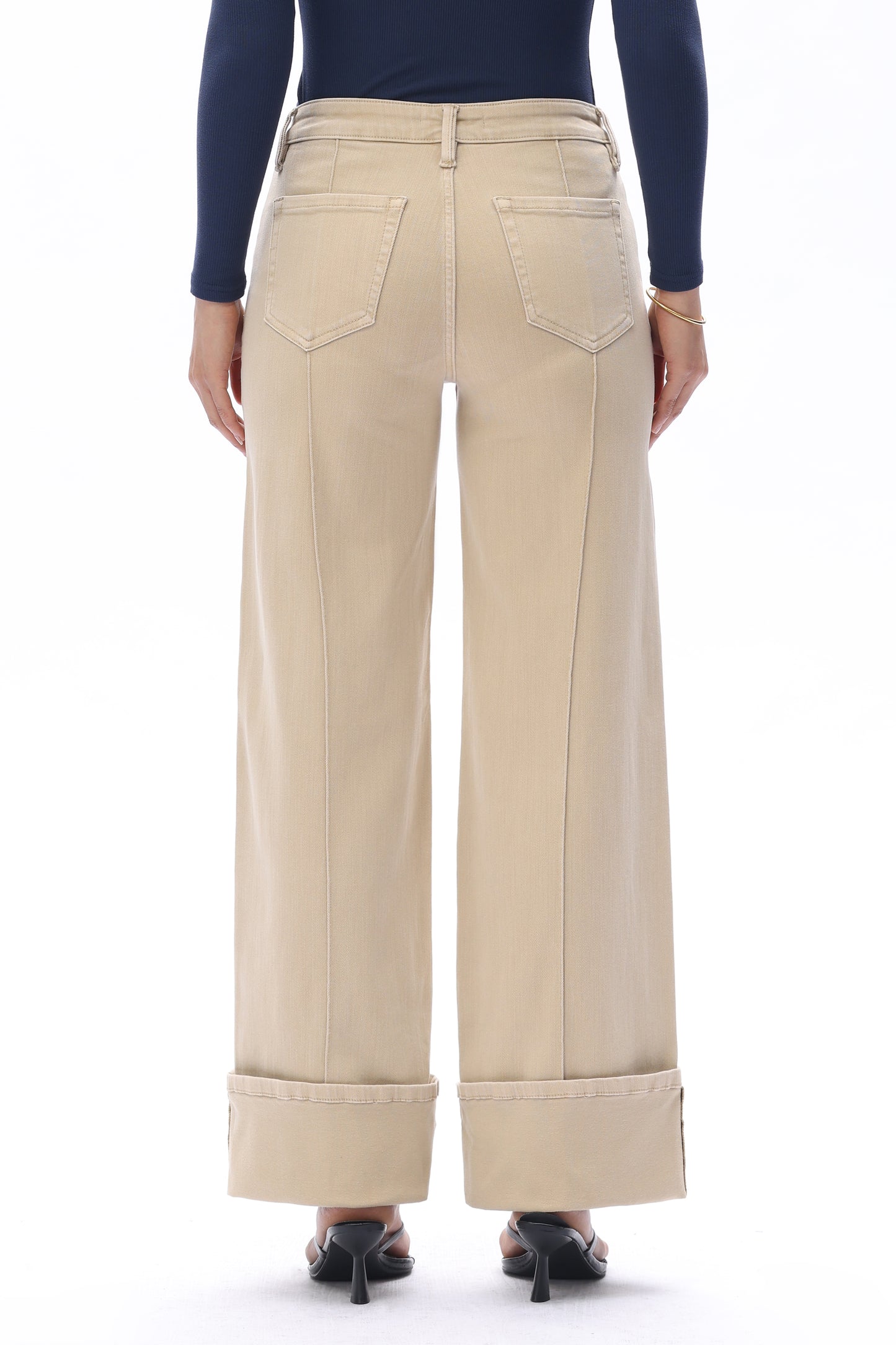 BRIAR MID RISE WIDE LEG BYW8280 (BYJJ018) LIGHT KHAKI