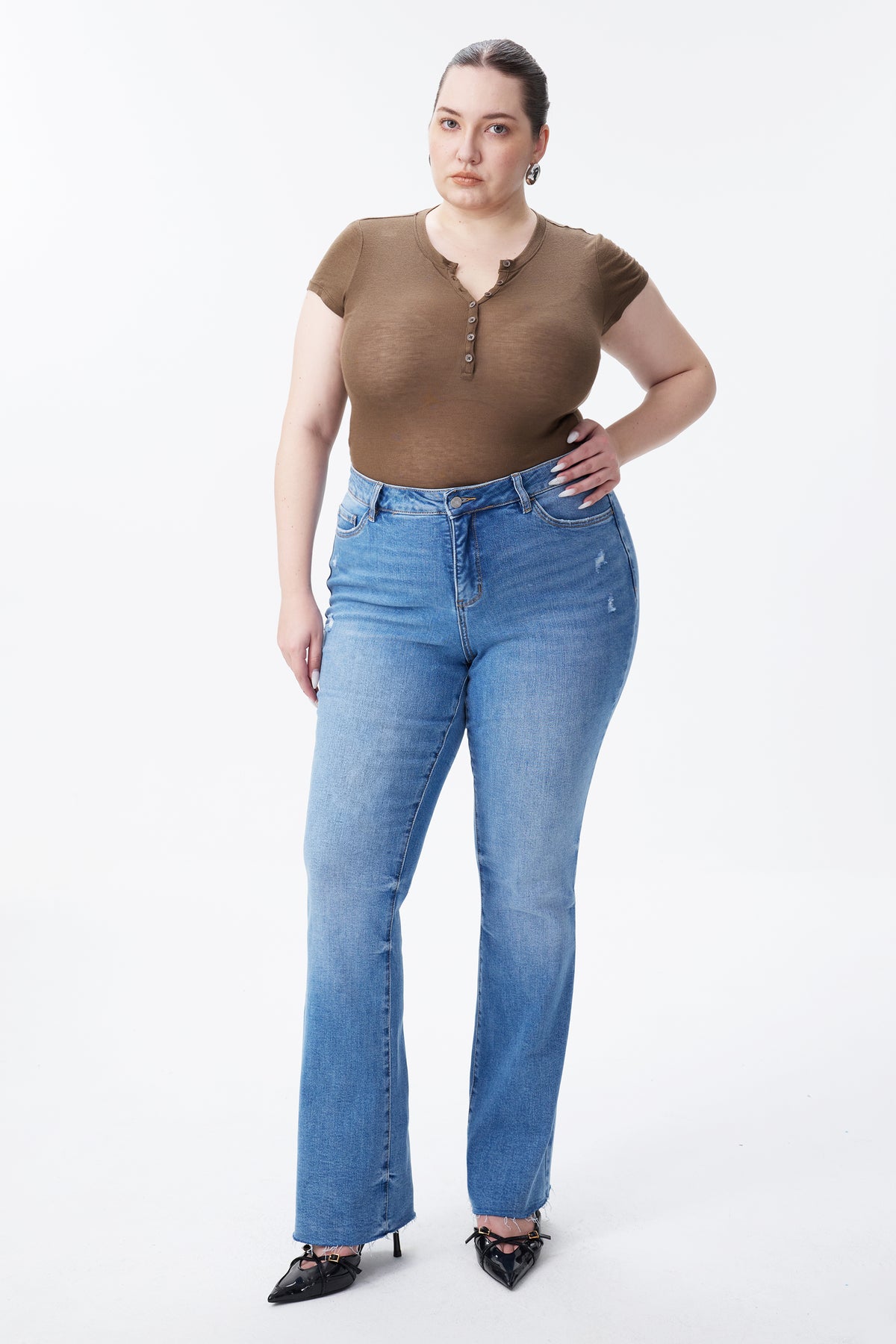 PLUS CAPE TOWN LOW RISE BOOTCUT