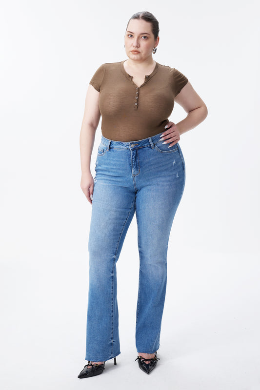 PLUS CAPE TOWN LOW RISE BOOTCUT
