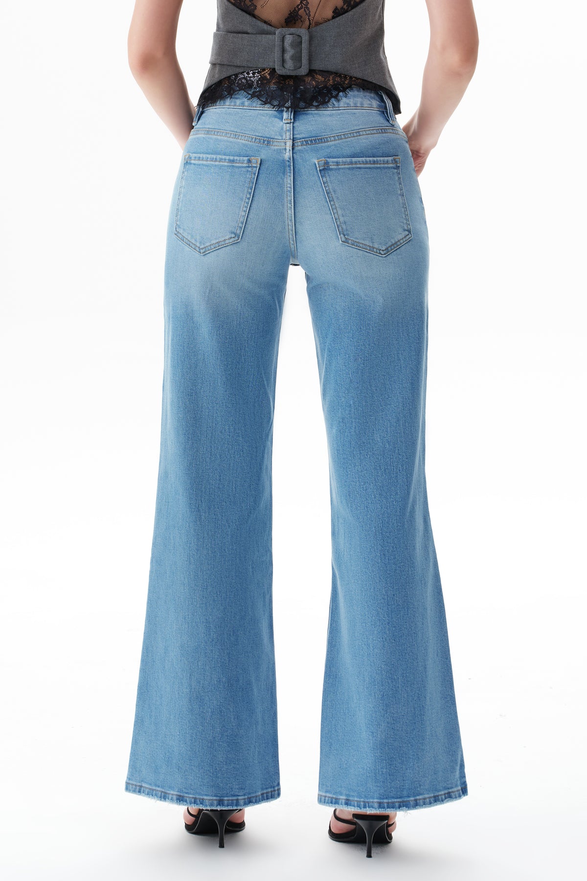 ZEPHYRINE MID RISE WIDE LEG