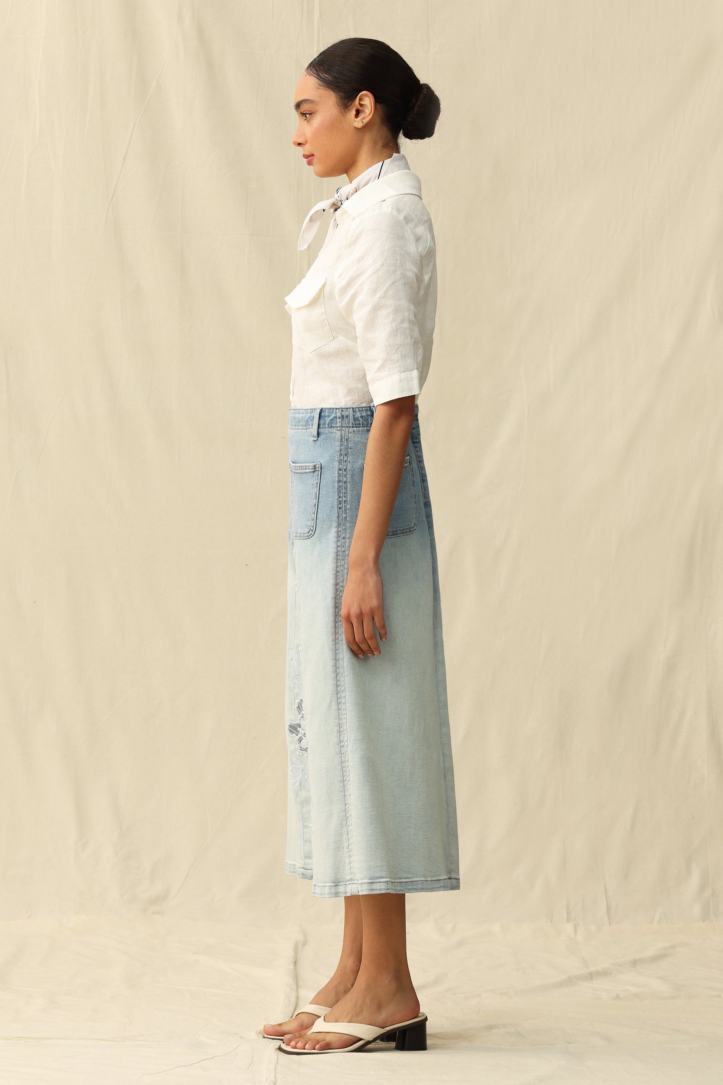 CAIUS MID RISE SKIRT