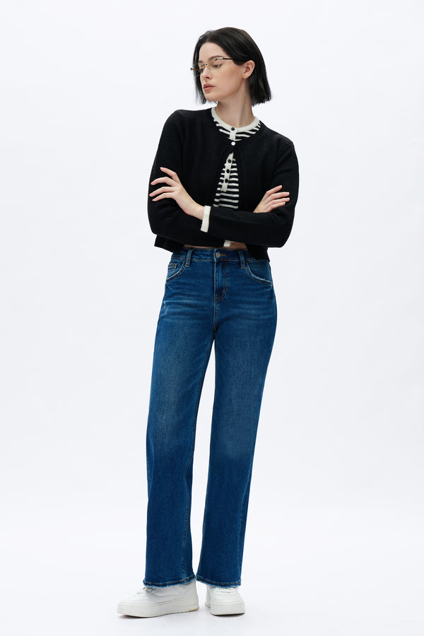 ALSA MID RISE WIDE LEG