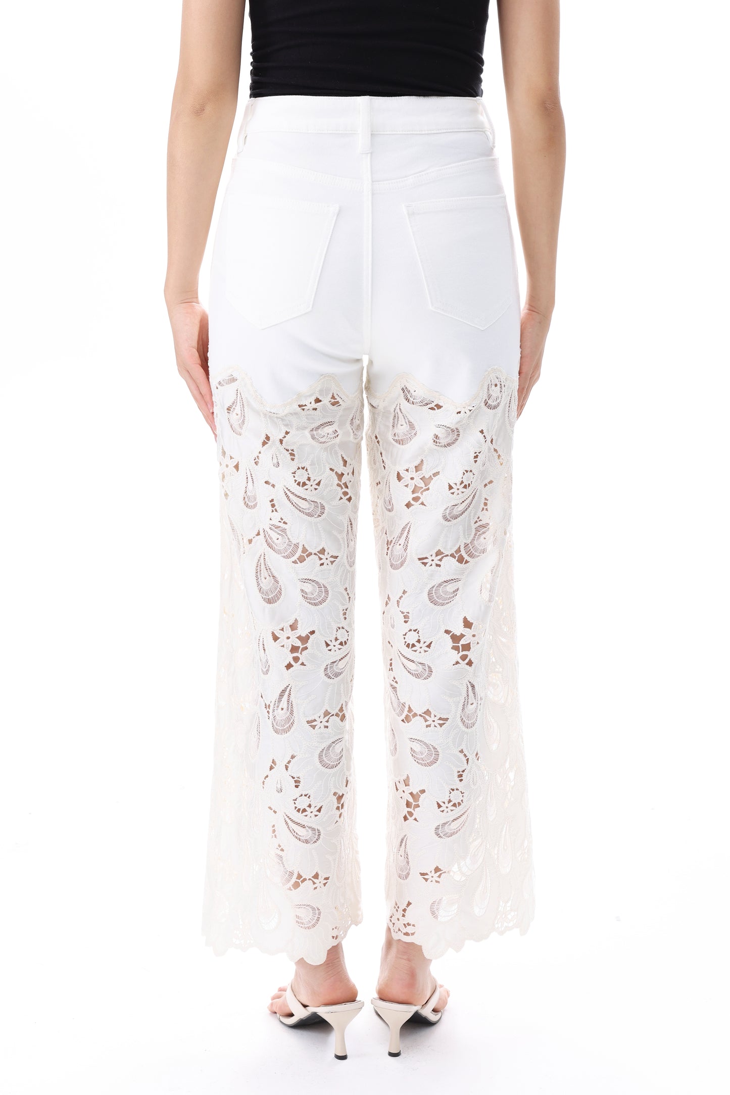 NEW YORK HIGH RISE WIDE LEG PANTS BYW8432