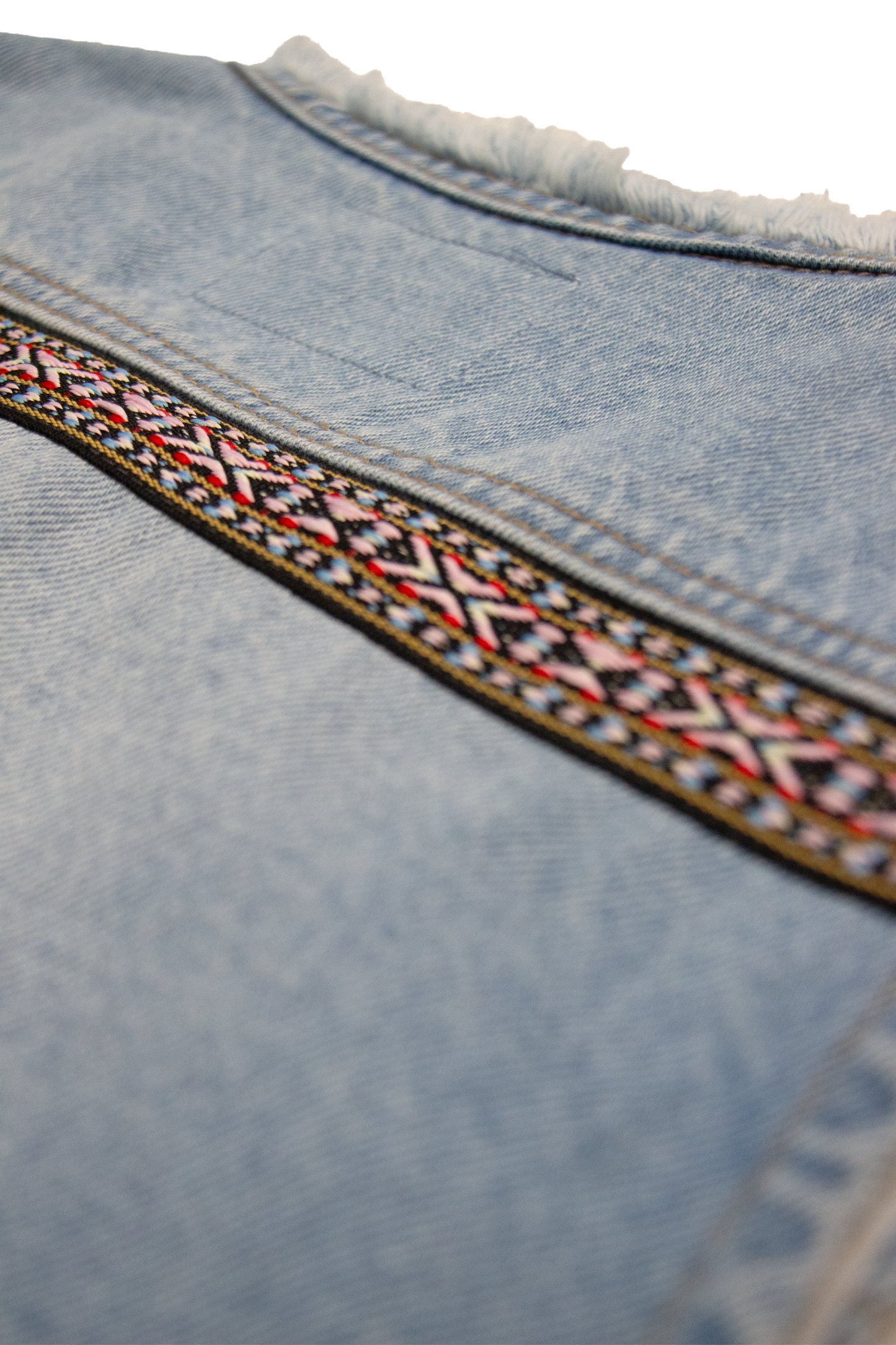 DENIM VEST BYV4005 (DJFWR006) LIGHT BLUE