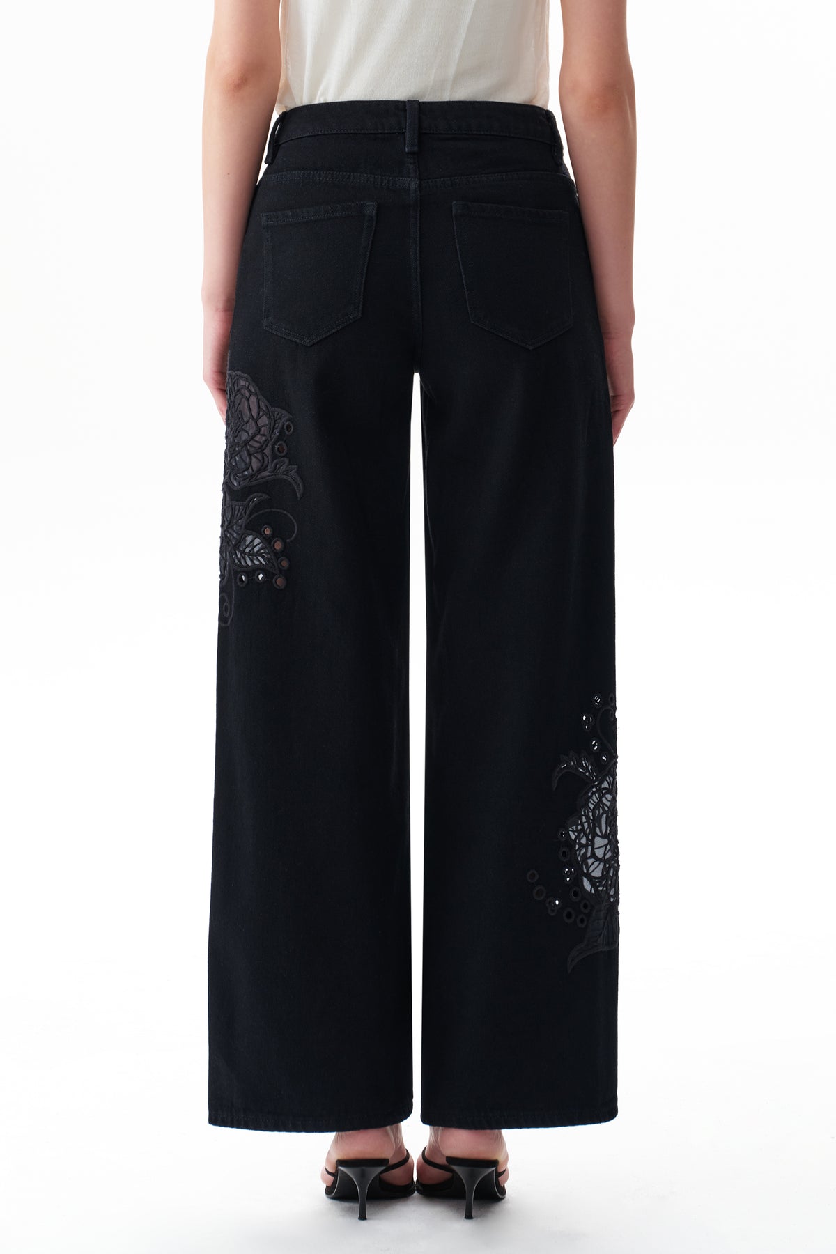 FLORA LOW RISE WIDE LEG