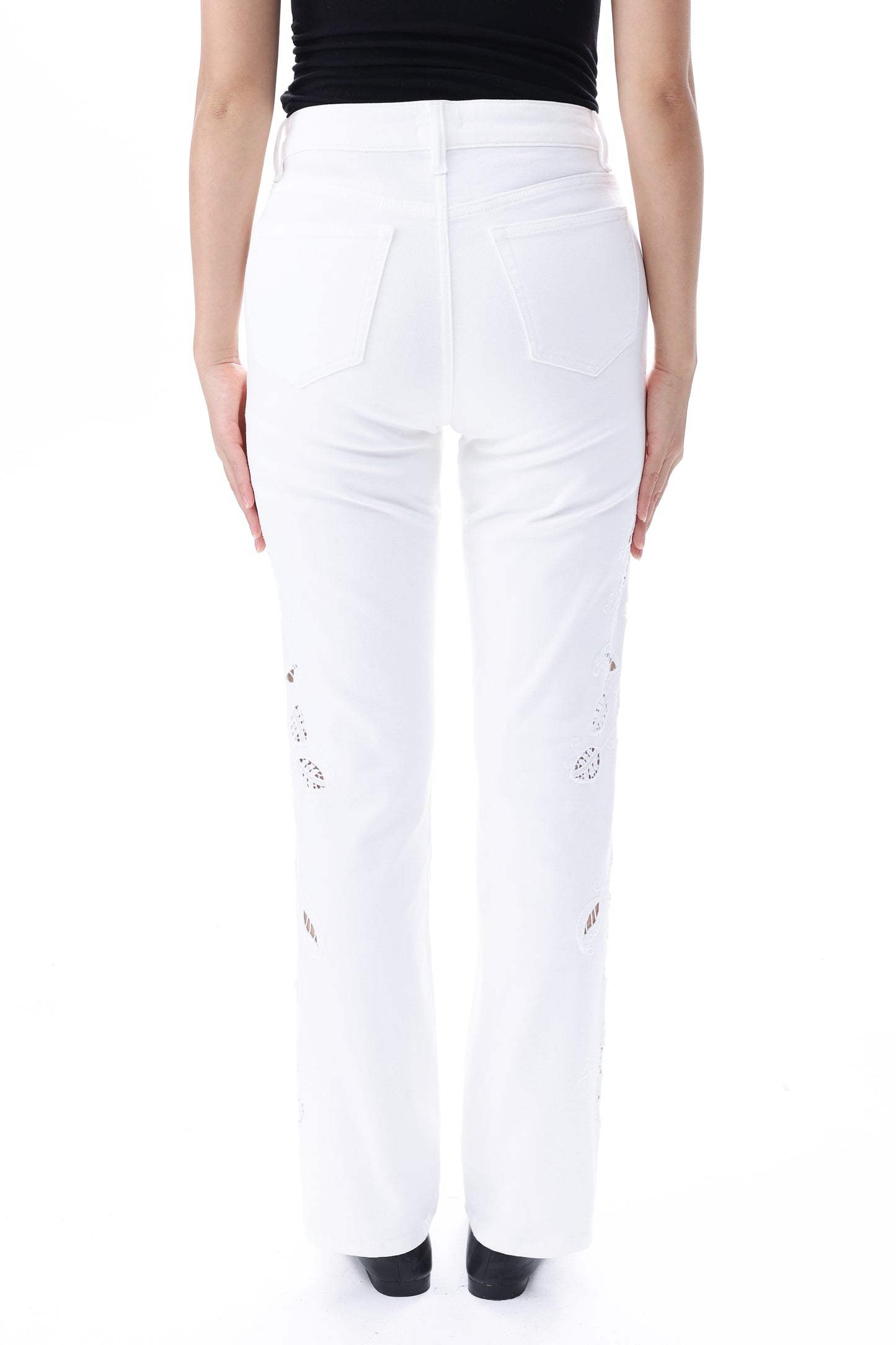 HONG KONG HIGH RISE 90'S STRAIGHT FULL PANTS BYT5362