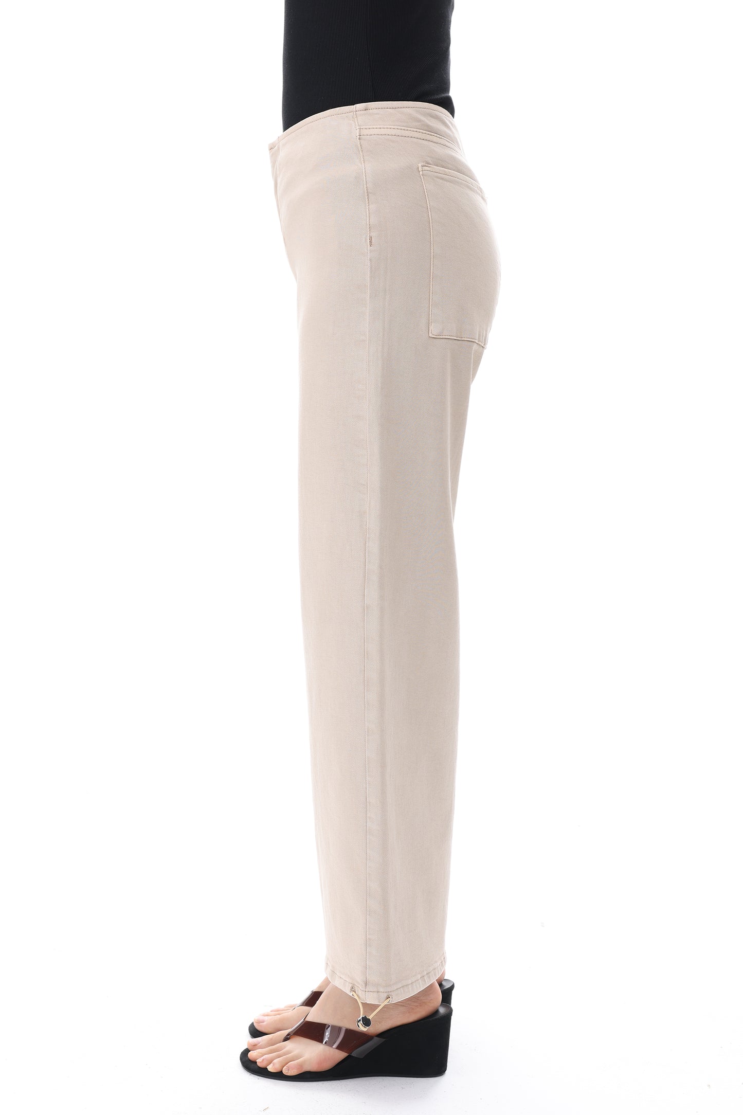 NEW YORK MID RISE WIDE LEG FULL PANTS BYW8434
