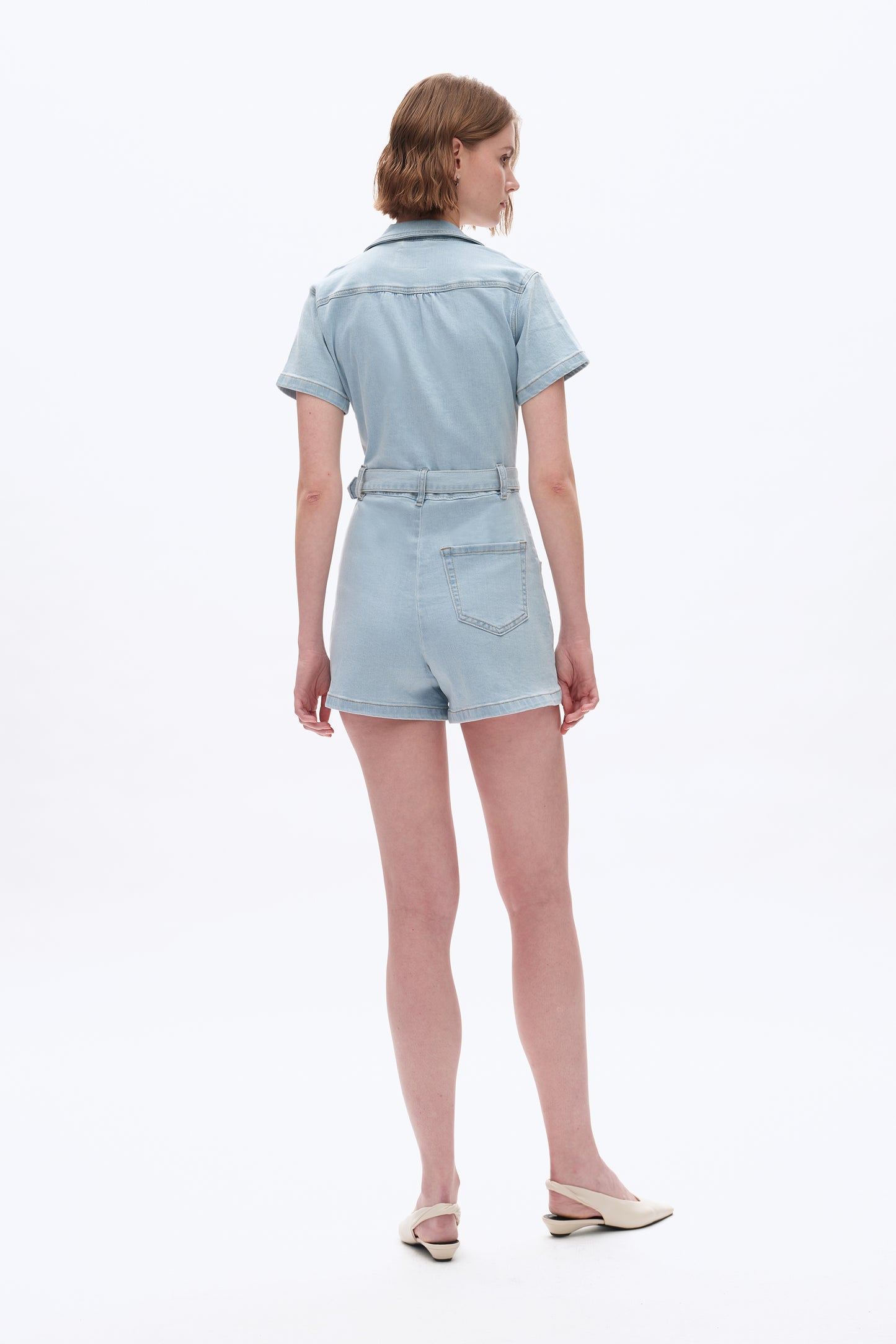 MINI ROMPERS BYRL017 (BYMJ182) LIGHT BLUE