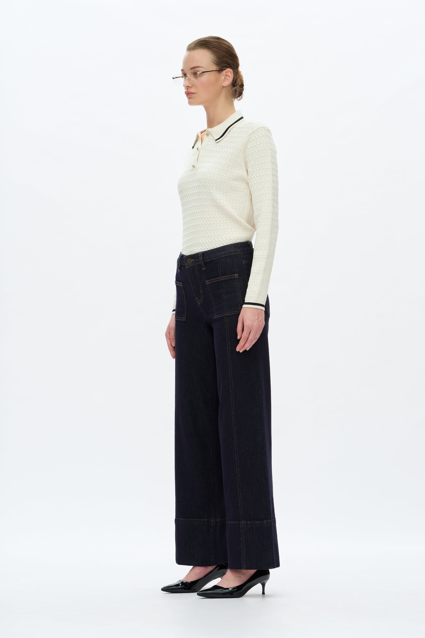 KATIA MID RISE WIDE LEG