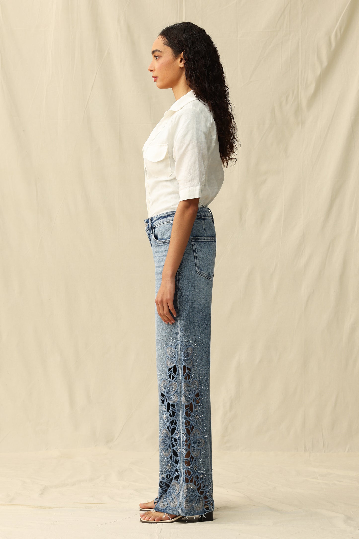 SEOUL MID RISE WIDE LEG