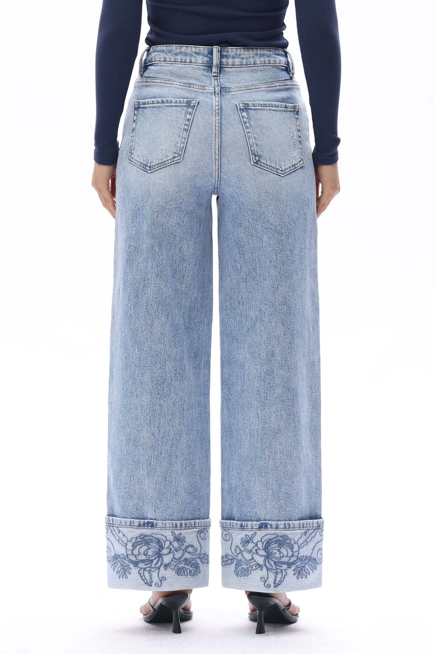 FLORA HIGH RISE WIDE LEG