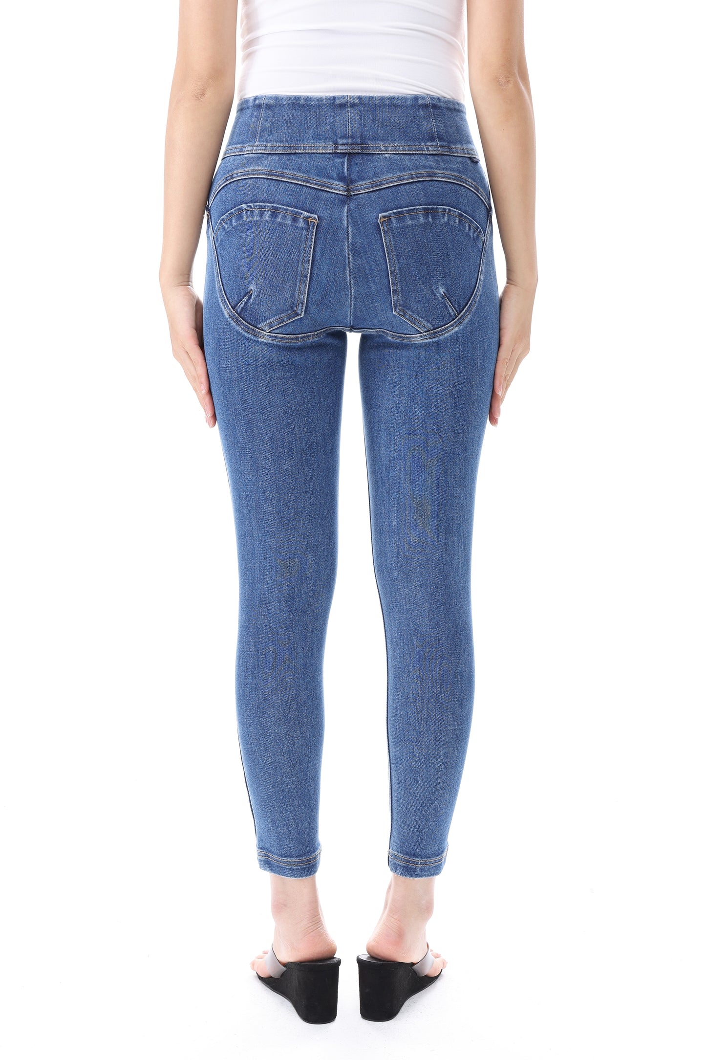 VIENNA HIGH RISE SKINNY CROPPED BYS2155