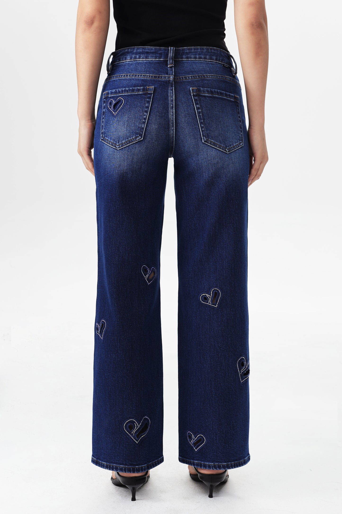 HONG KONG M-HIGH RISE STRAIGHT FULL JEANS BYT5359
