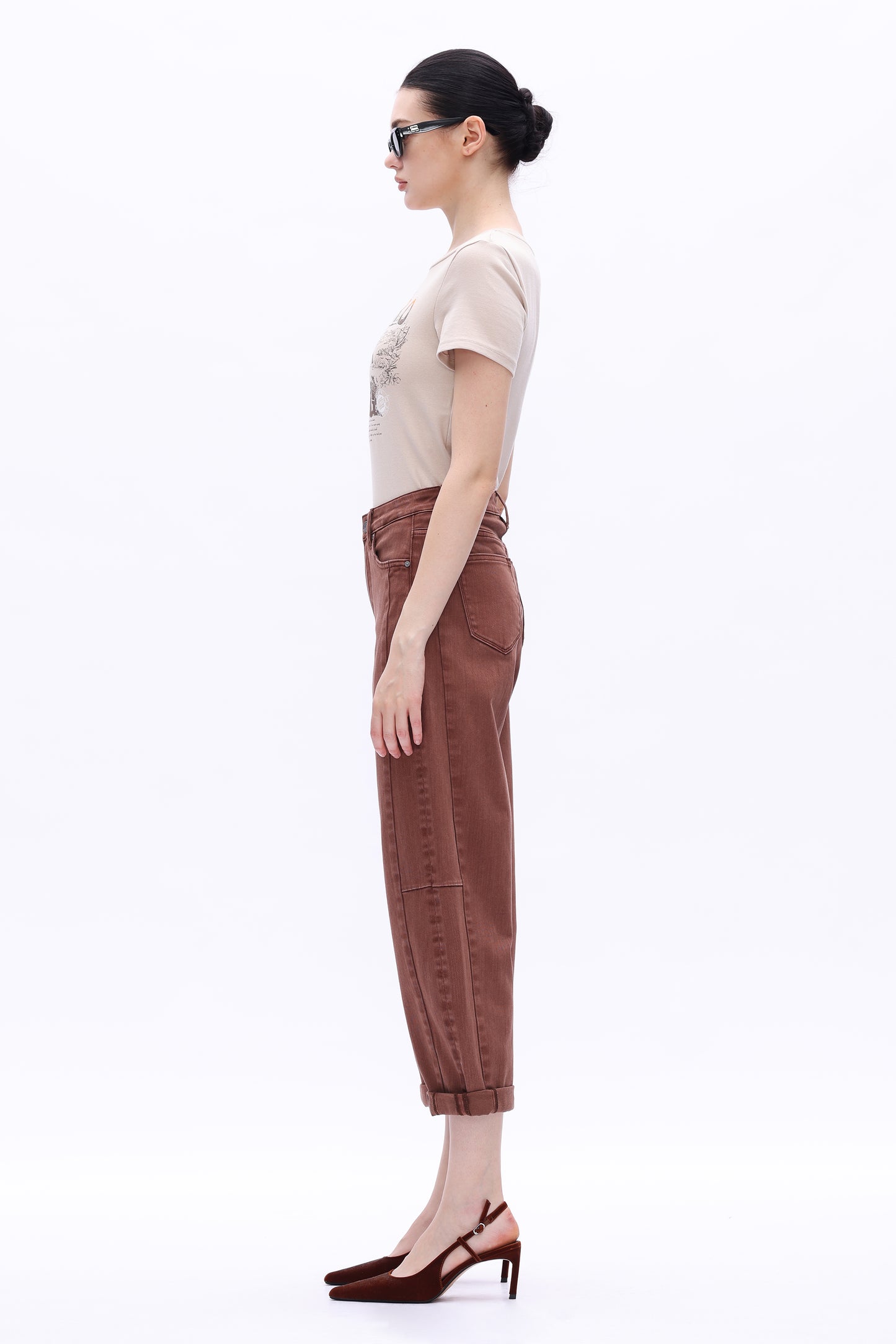 HIGH RISE BARREL ROLLED