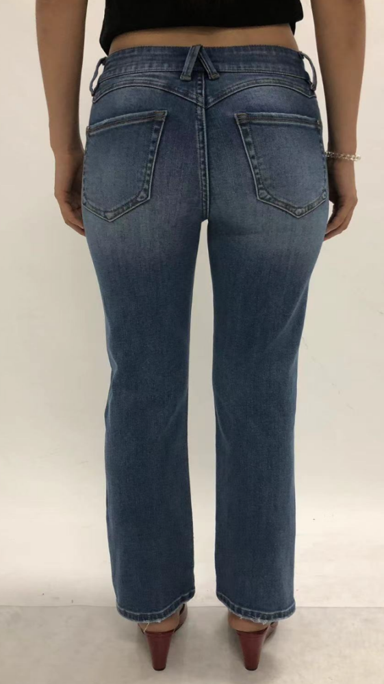 HONG KONG MID RISE SLIM STRAIGHT JEANS BYT5360