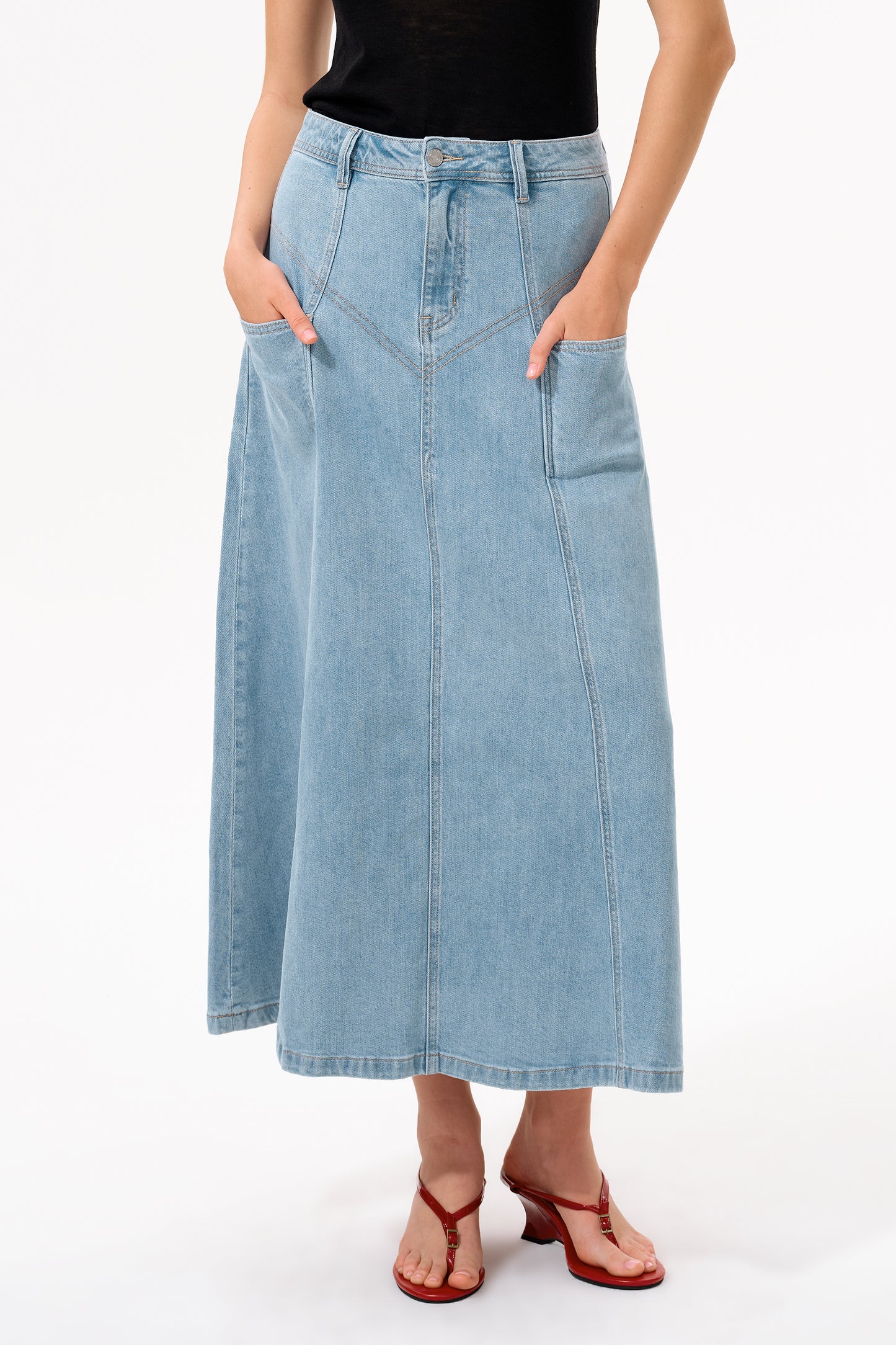 CAIUS MID RISE SKIRT