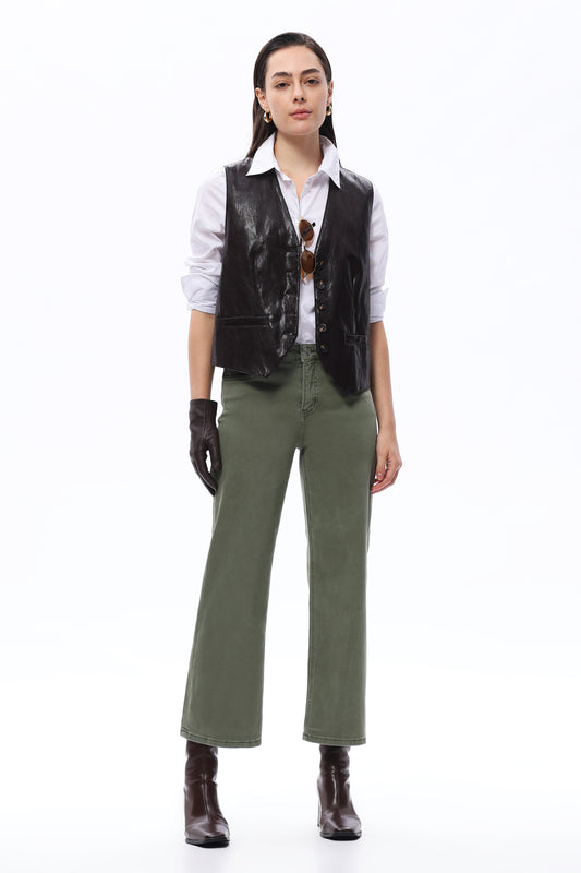 MID RISE STRAIGHT BYT5198 GREEN