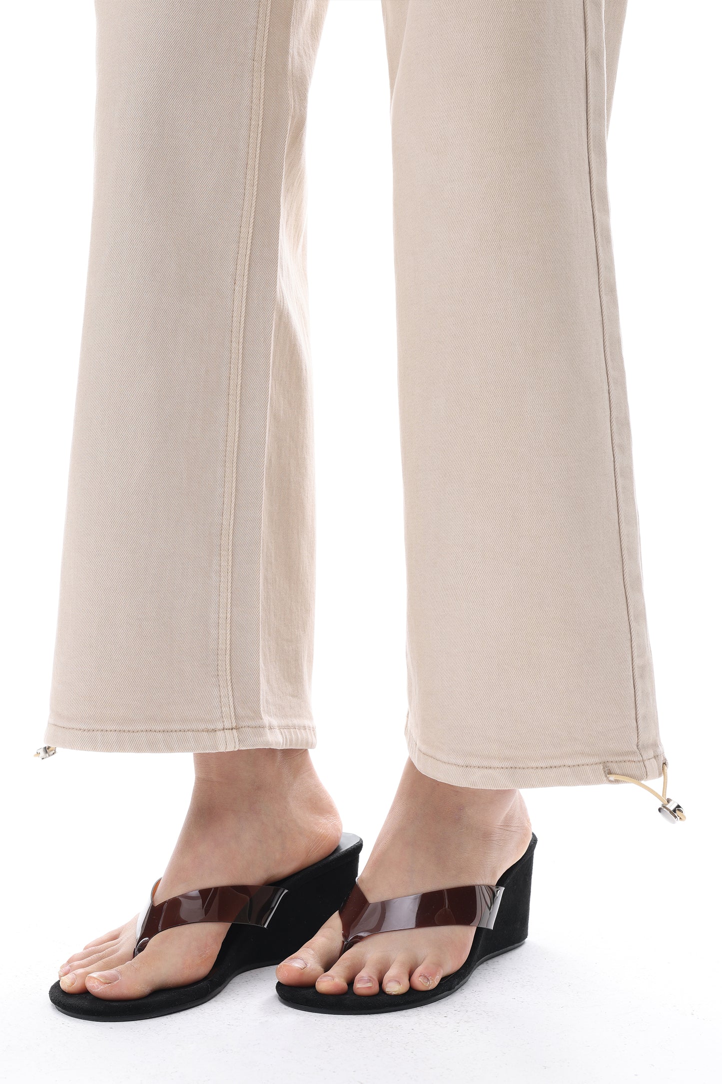NEW YORK MID RISE WIDE LEG FULL PANTS BYW8434