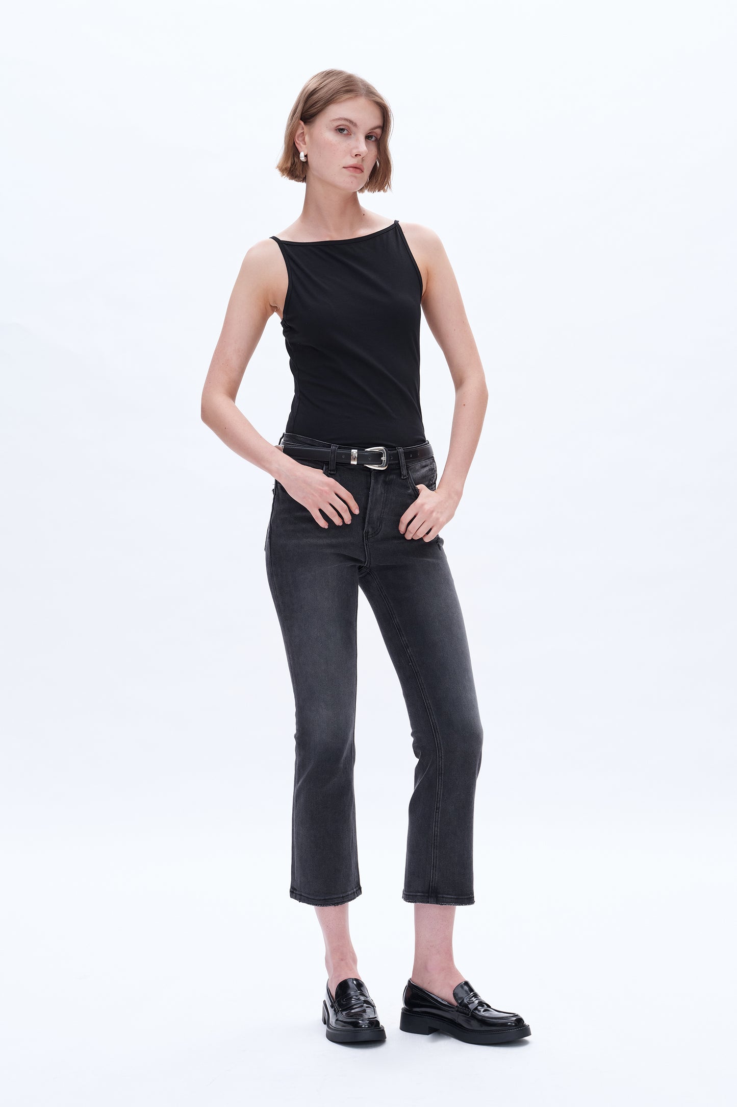 HIGH RISE CROP FLARE