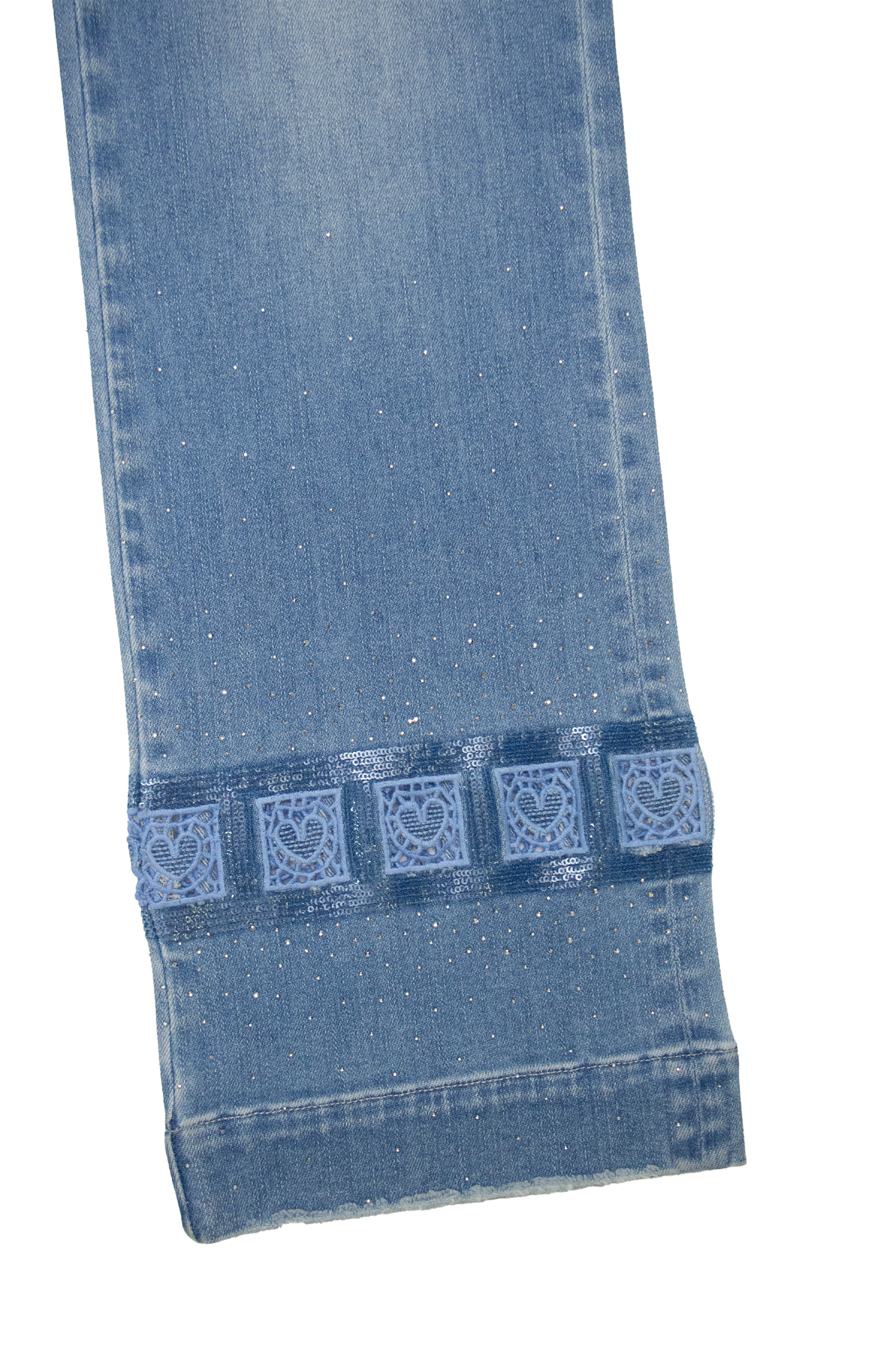 HIGH RISE STRAIGHT LEG DENIM JEANS BYT5293 (BYQW026) MEDIUM BLUE