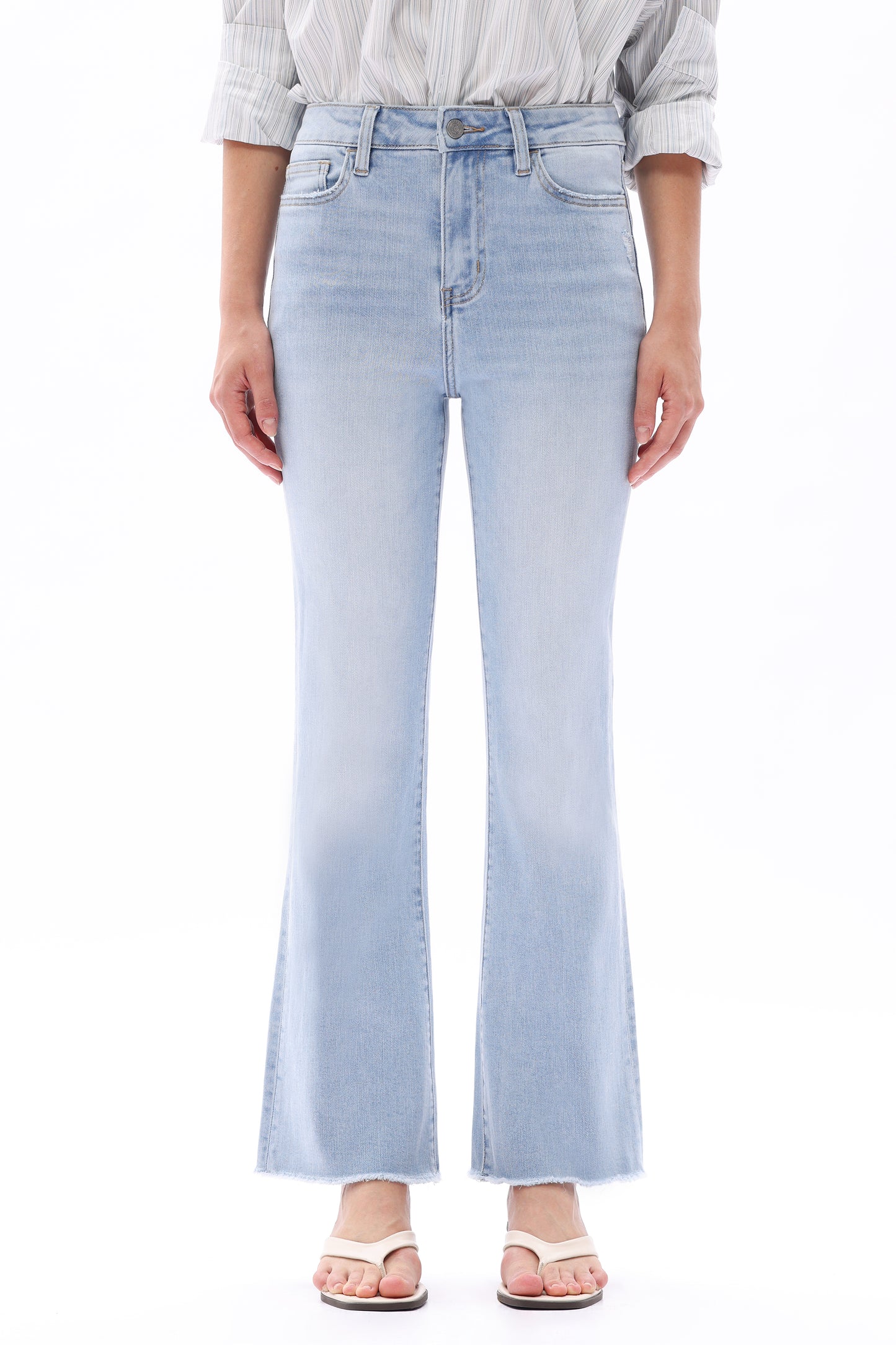 HIGH RISE BOOTCUT ANKLE