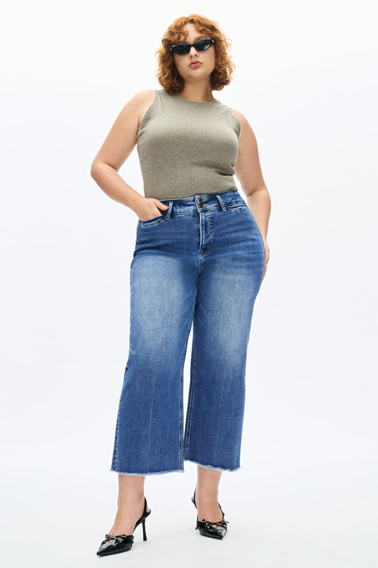 PLUS HIGH RISE WIDE LEG