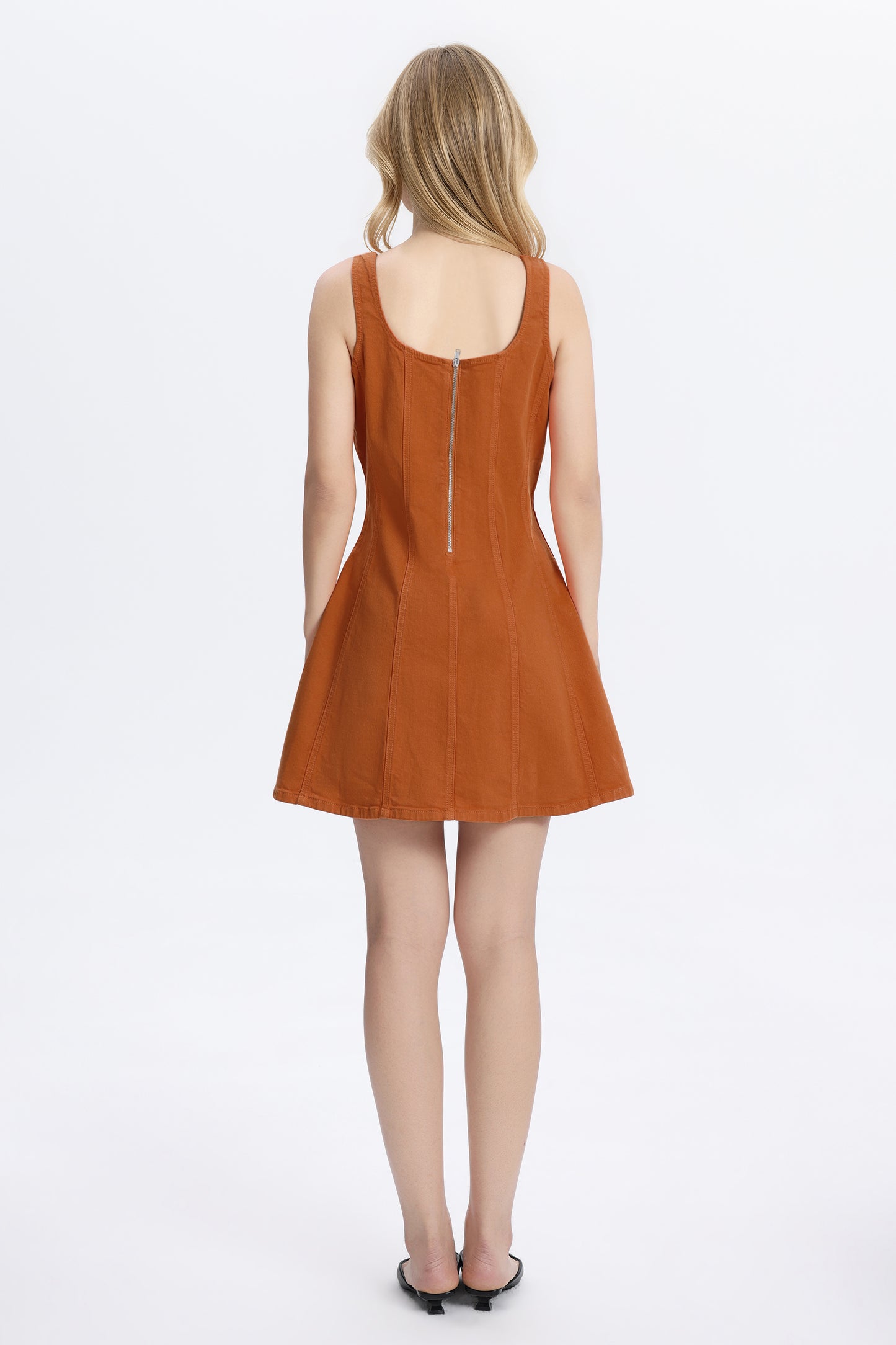VICTORY DRESS BYK7094 BURNT ORANGE