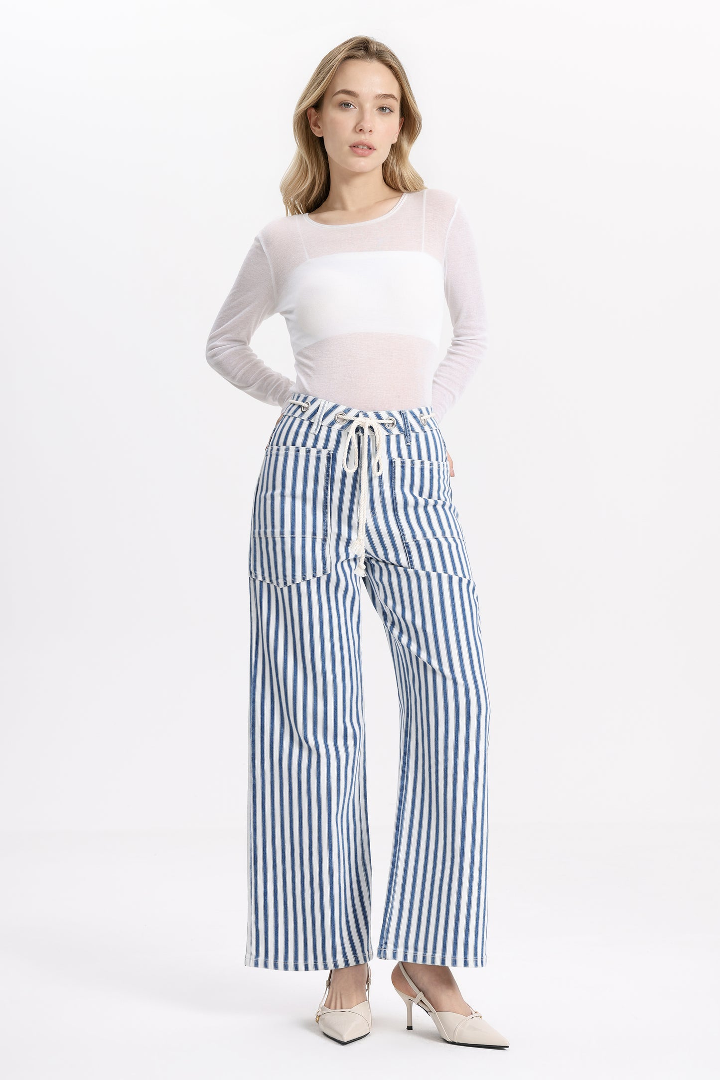 TAMSIN HIGH RISE WIDE LEG 27 1/2''