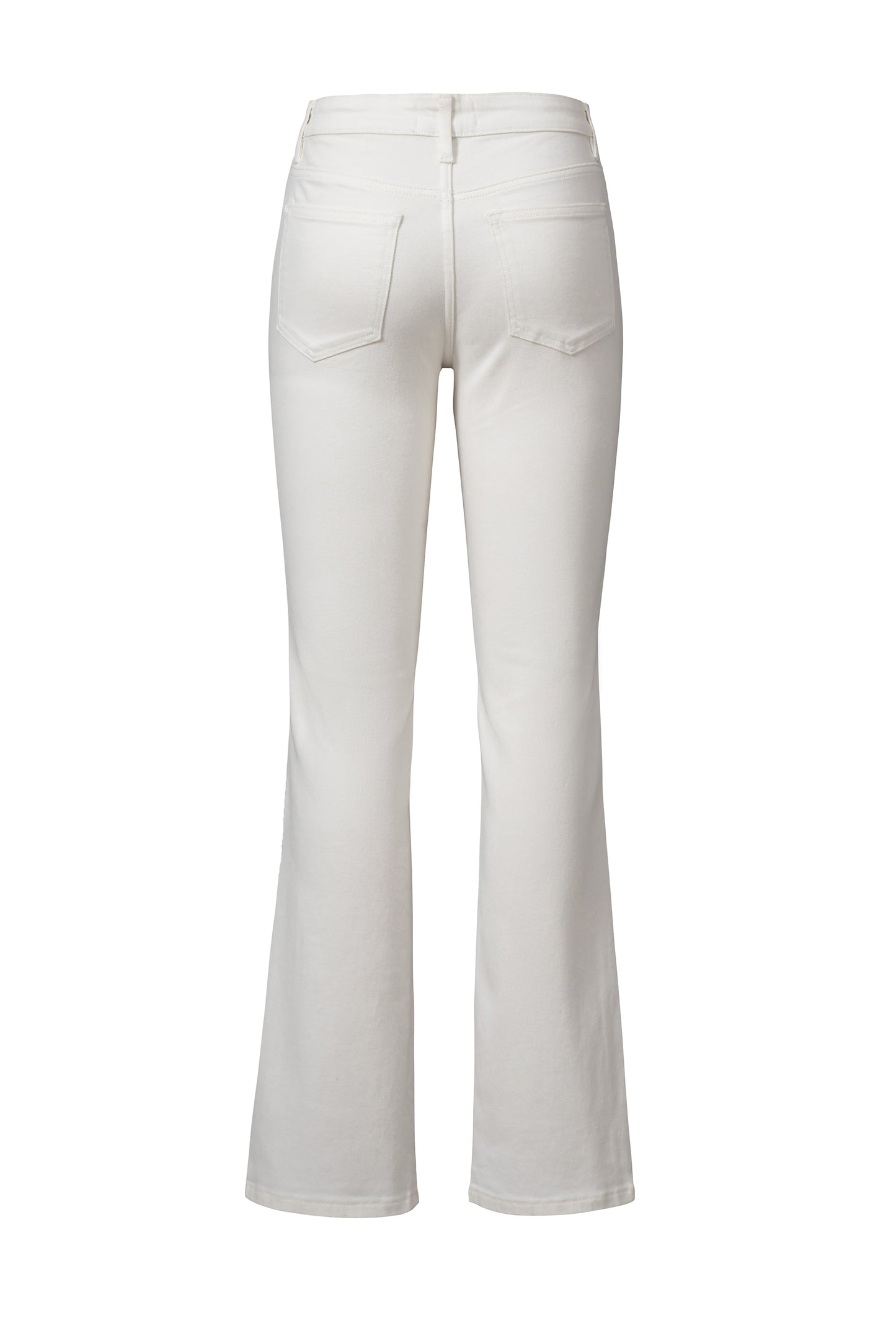 MID RISE FLARED PANTS BYF1155 (BYMJ154) WHITE