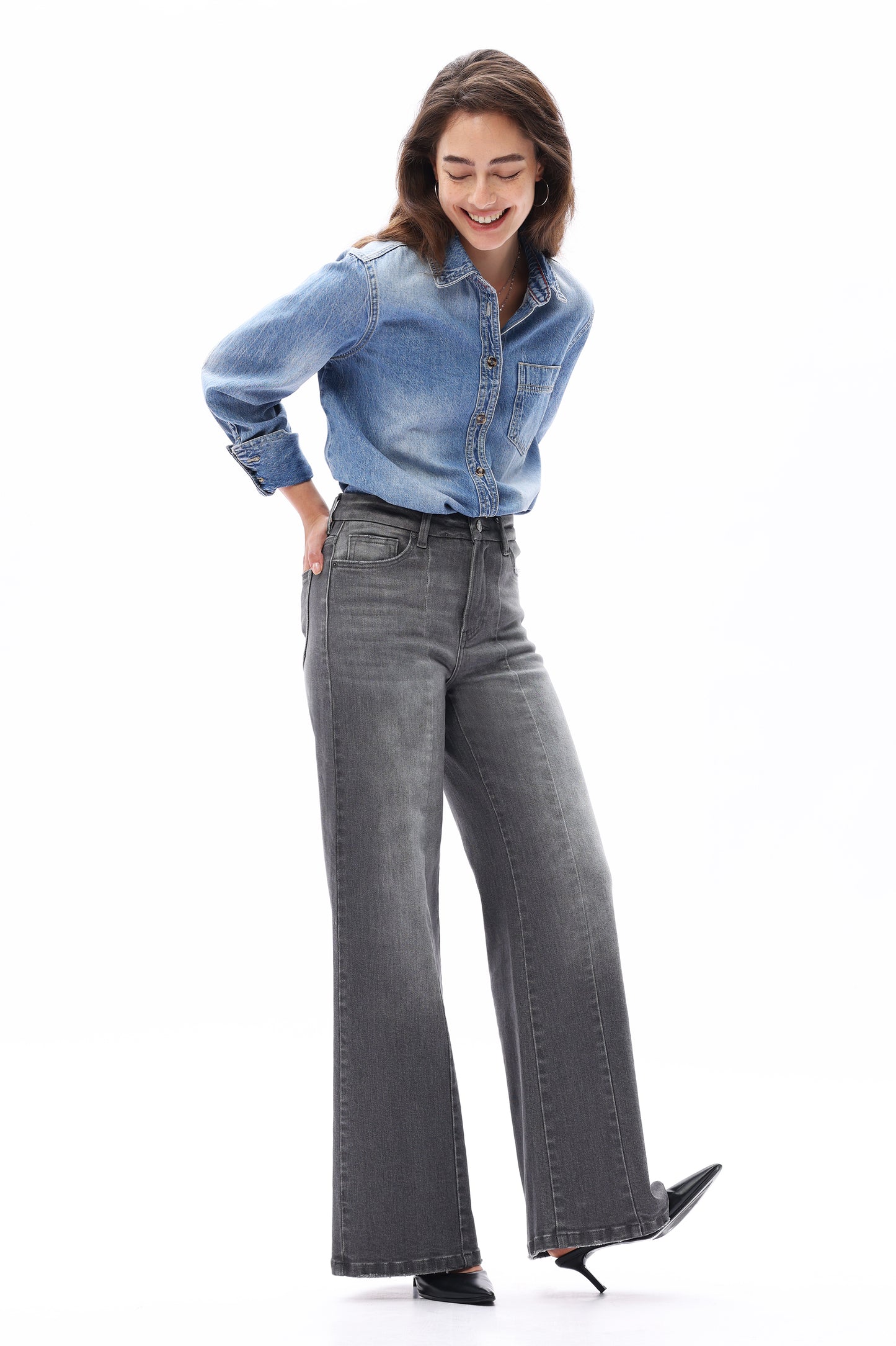 HIGH RISE WIDE LEG
