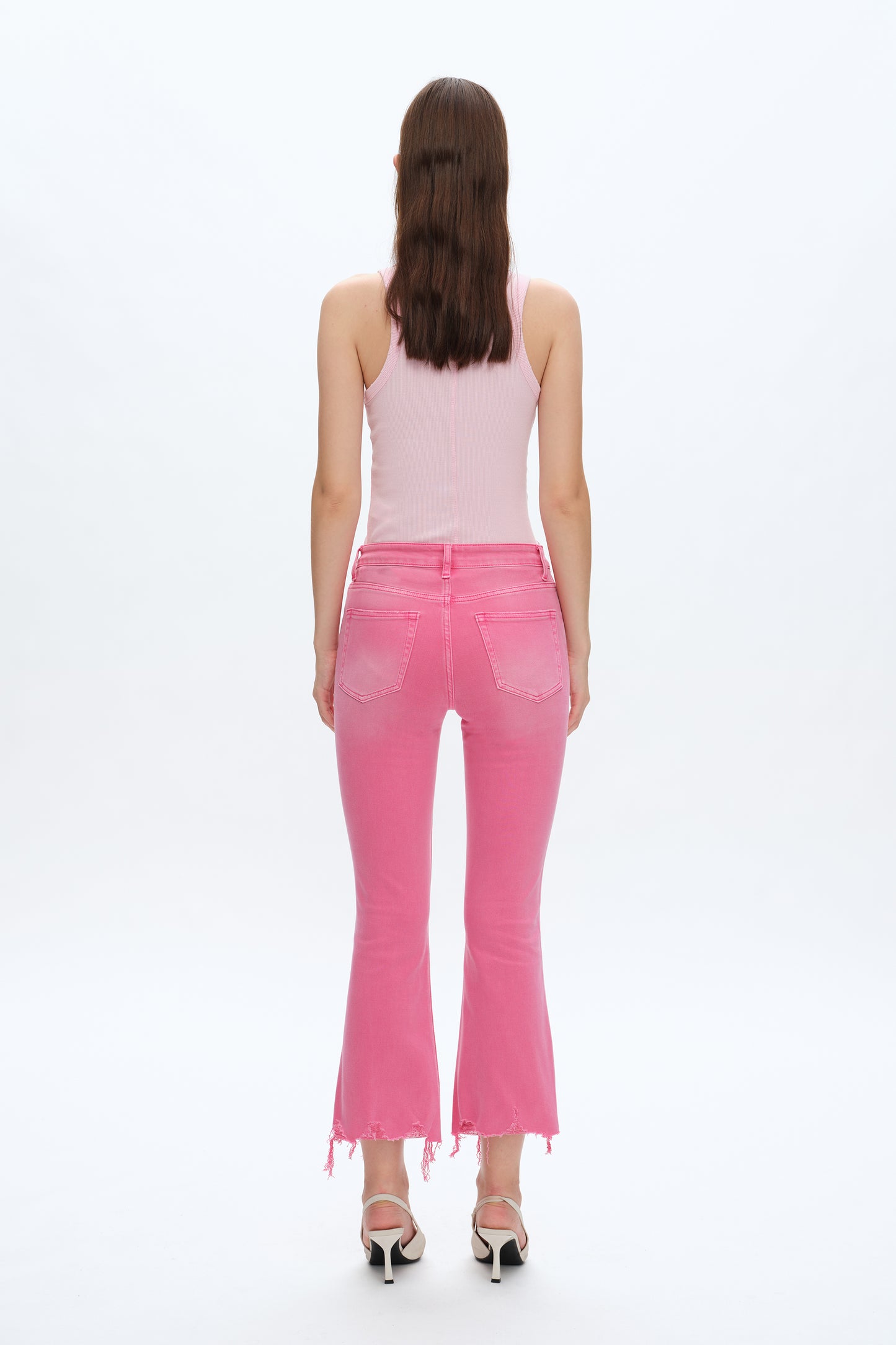 ALICE HIGH RISE CROP FLARE JEANS BYF1102 RAZ