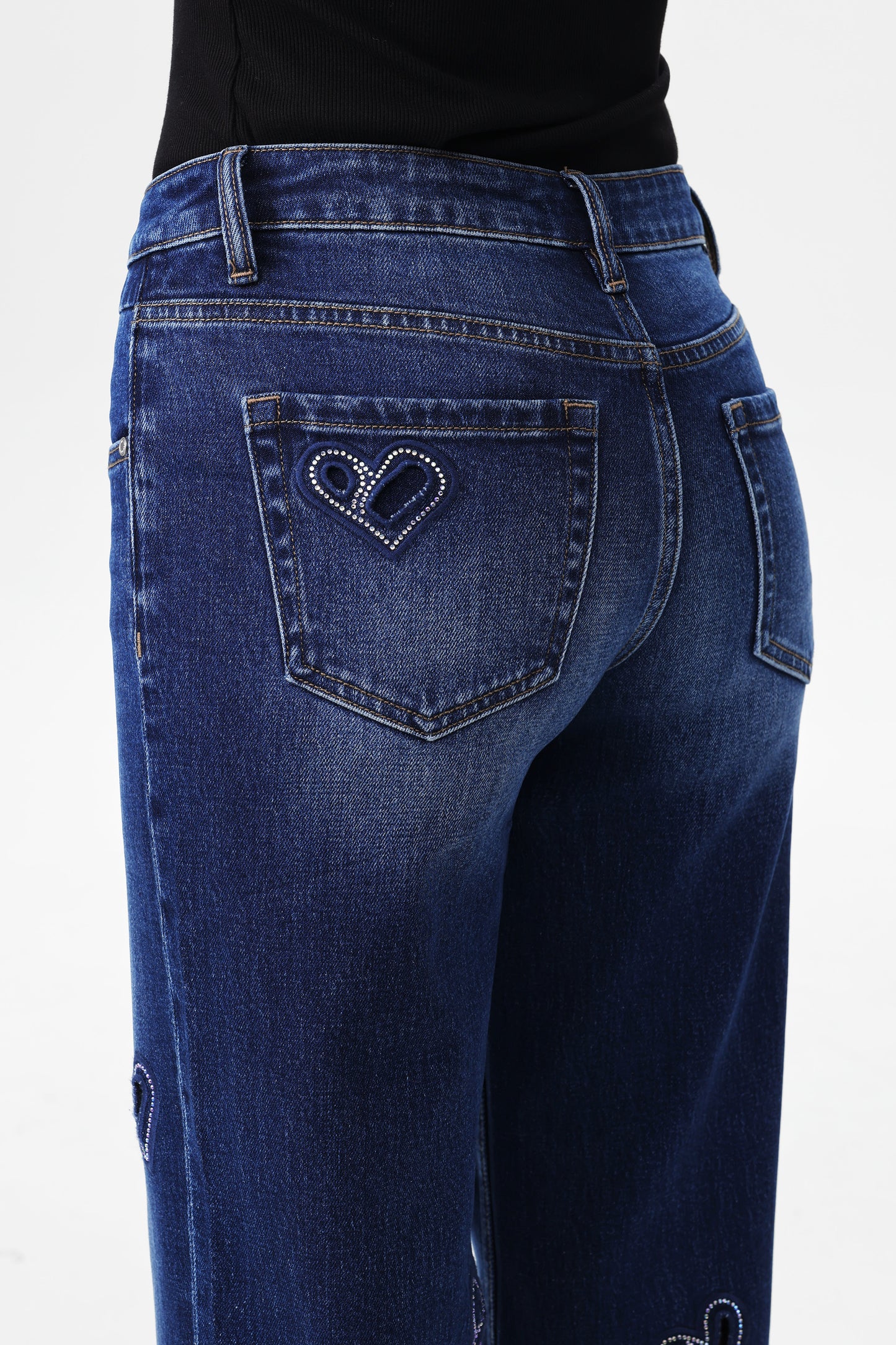 HONG KONG M-HIGH RISE STRAIGHT FULL JEANS BYT5359