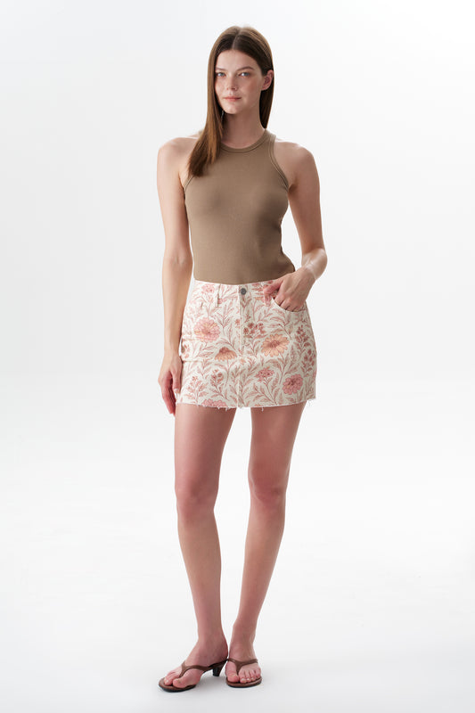 FLORA MID RISE SKIRT