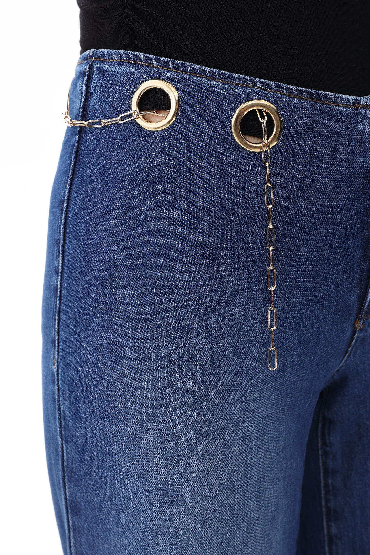 NEW YORK LOW RISE 90'S FLARED WIDE LEG FULL JEANS BYW8423