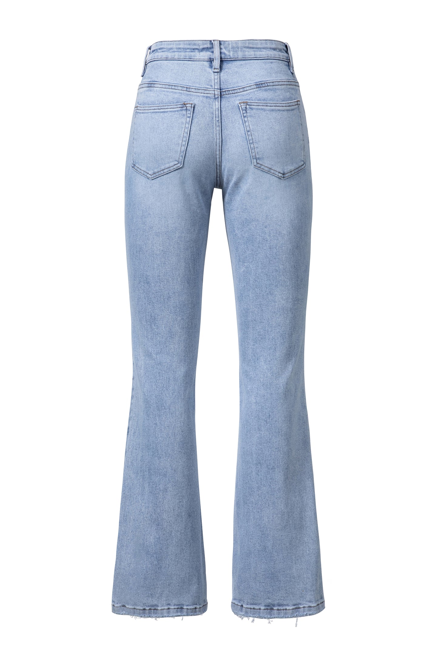 MID RISE BOOTCUT DENIM JEANS BYF1158 (BYMJ161) LIGHT BLUE