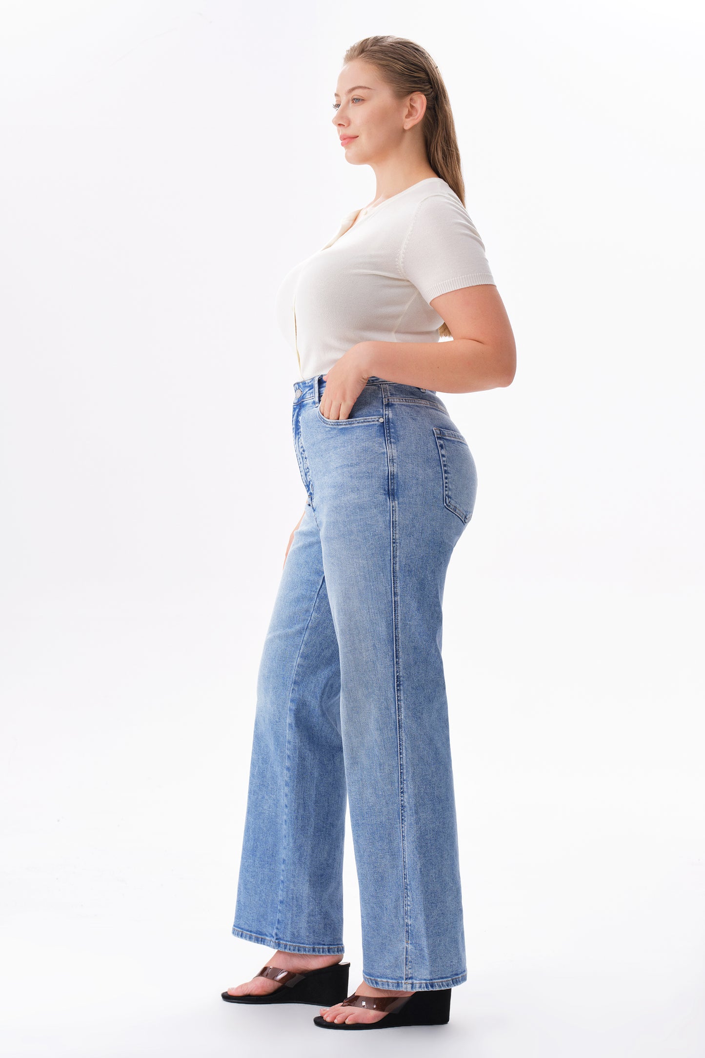 PLUS CAIUS HIGH RISE BOOTCUT