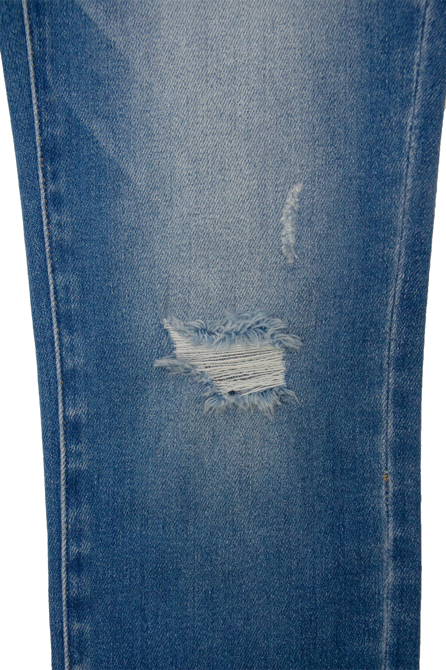 MID RISE CROPPED STRAIGHT LEG DENIM JEANS BYT5291 (DJFQW032) MEDIUM BLUE