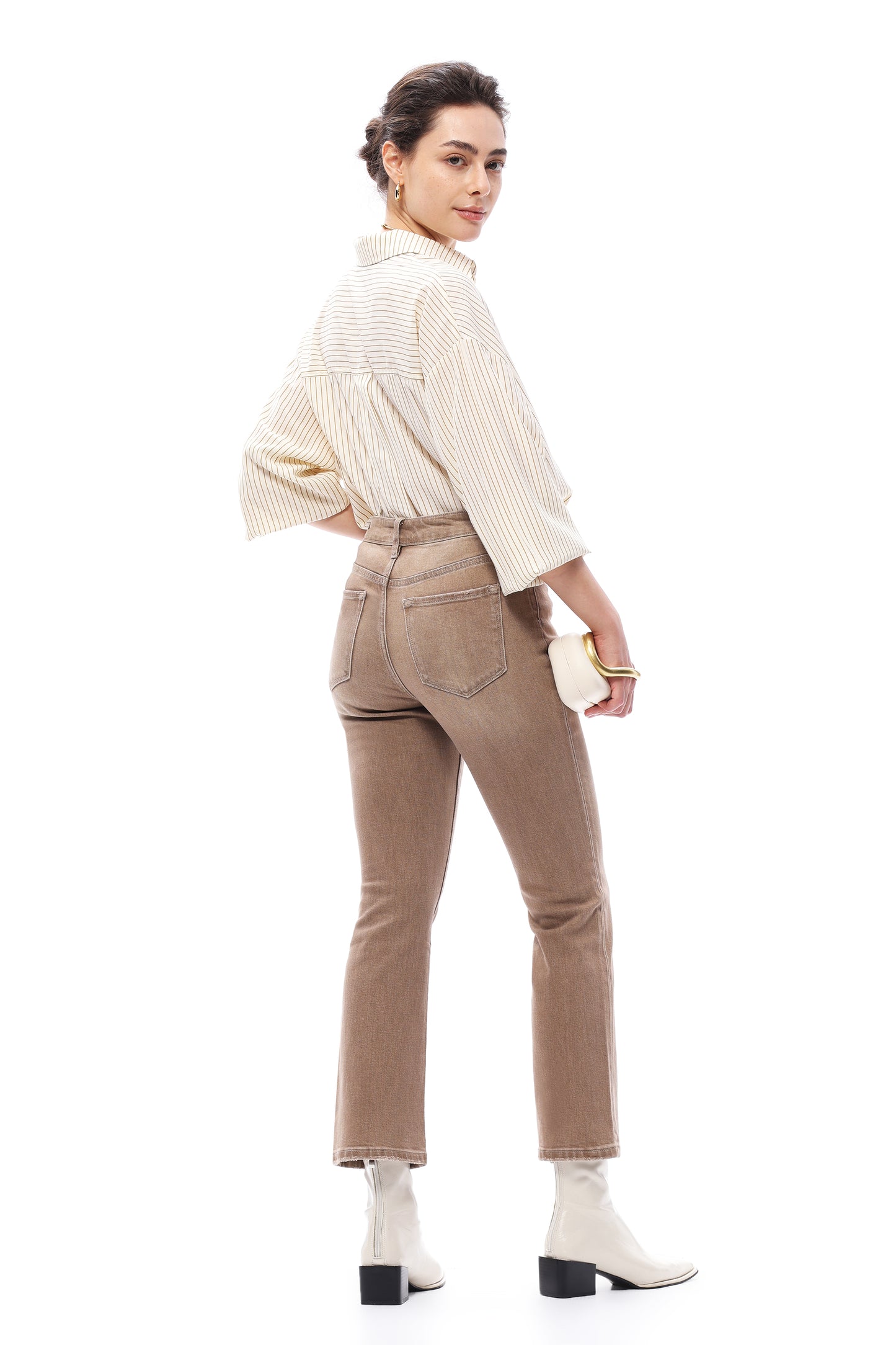 HIGH RISE CROP FLARE