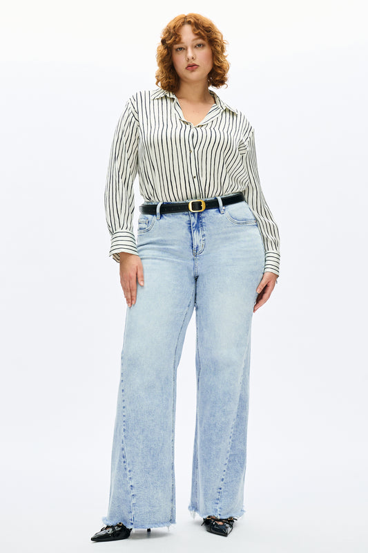 PLUS BETH HIGH RISE WIDE LEG